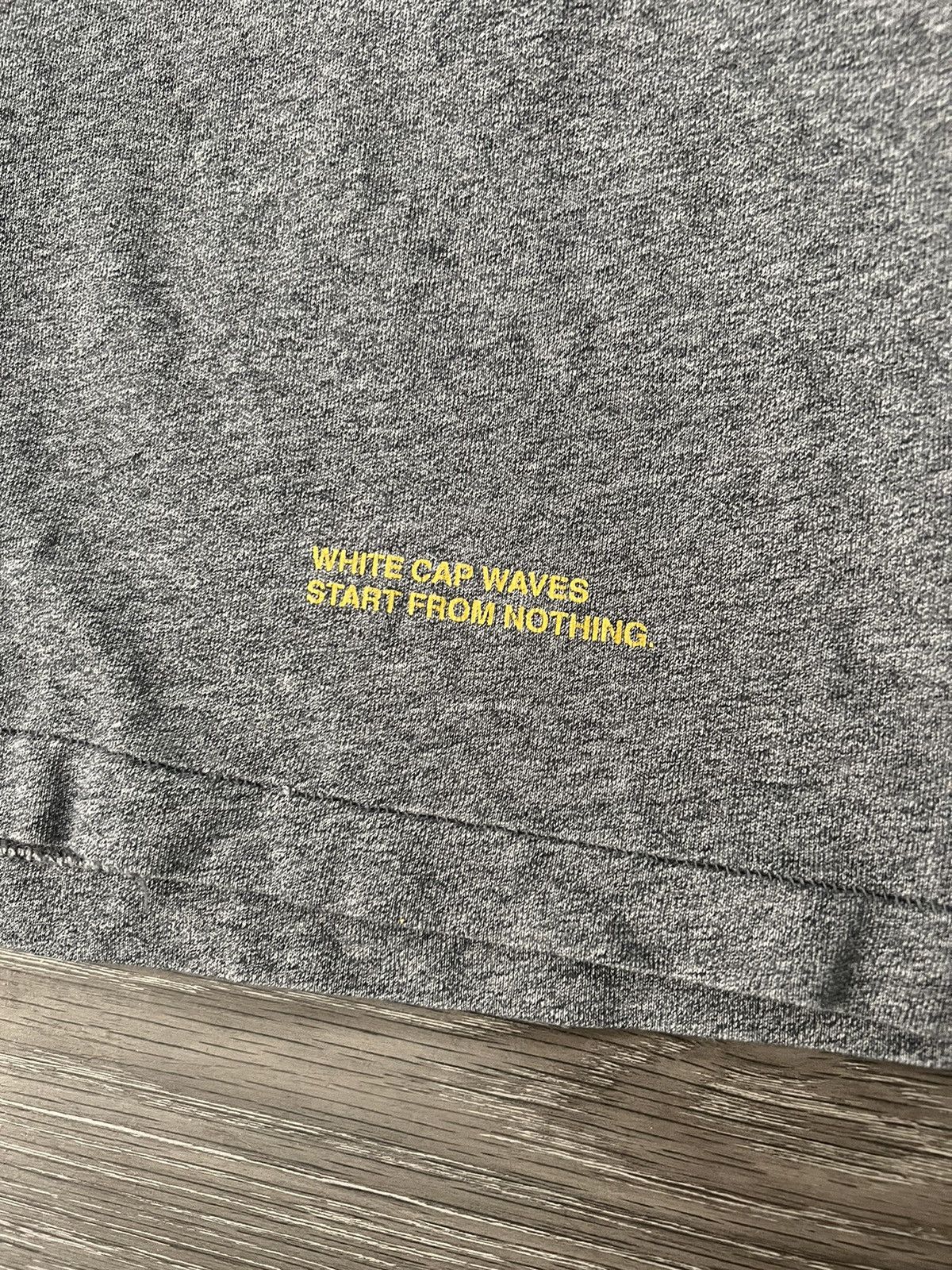 Off-White Off White 2015 White Cap Waves Tee Size Small Size US S / EU 44-46 / 1 - 5 Thumbnail