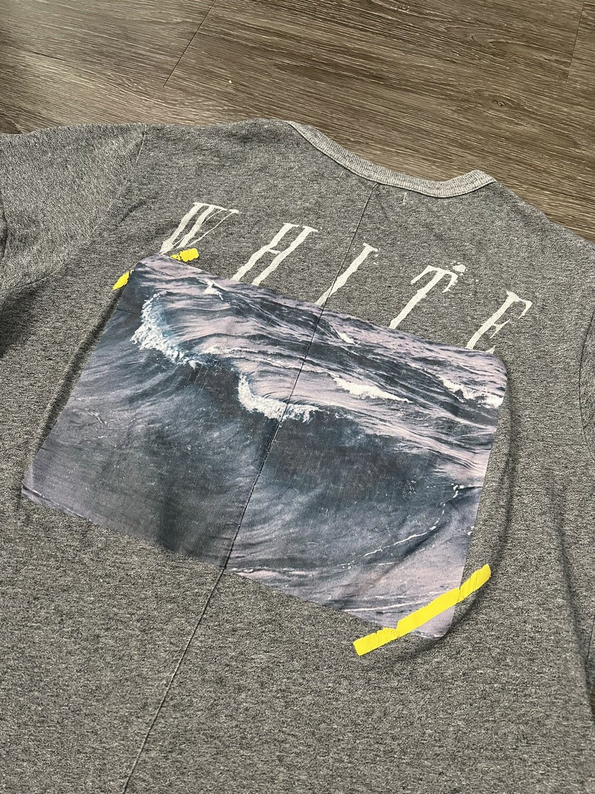 Off-White Off White 2015 White Cap Waves Tee Size Small Size US S / EU 44-46 / 1 - 3 Thumbnail