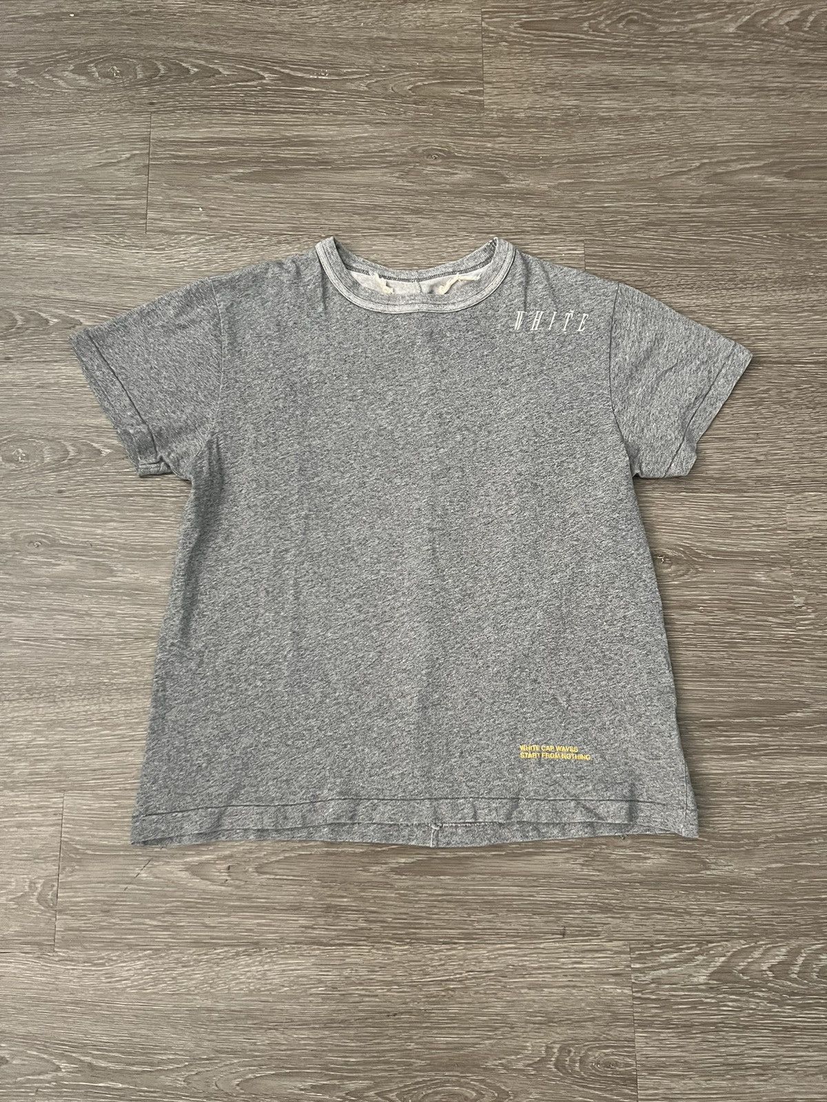 Off-White Off White 2015 White Cap Waves Tee Size Small Size US S / EU 44-46 / 1 - 2 Thumbnail
