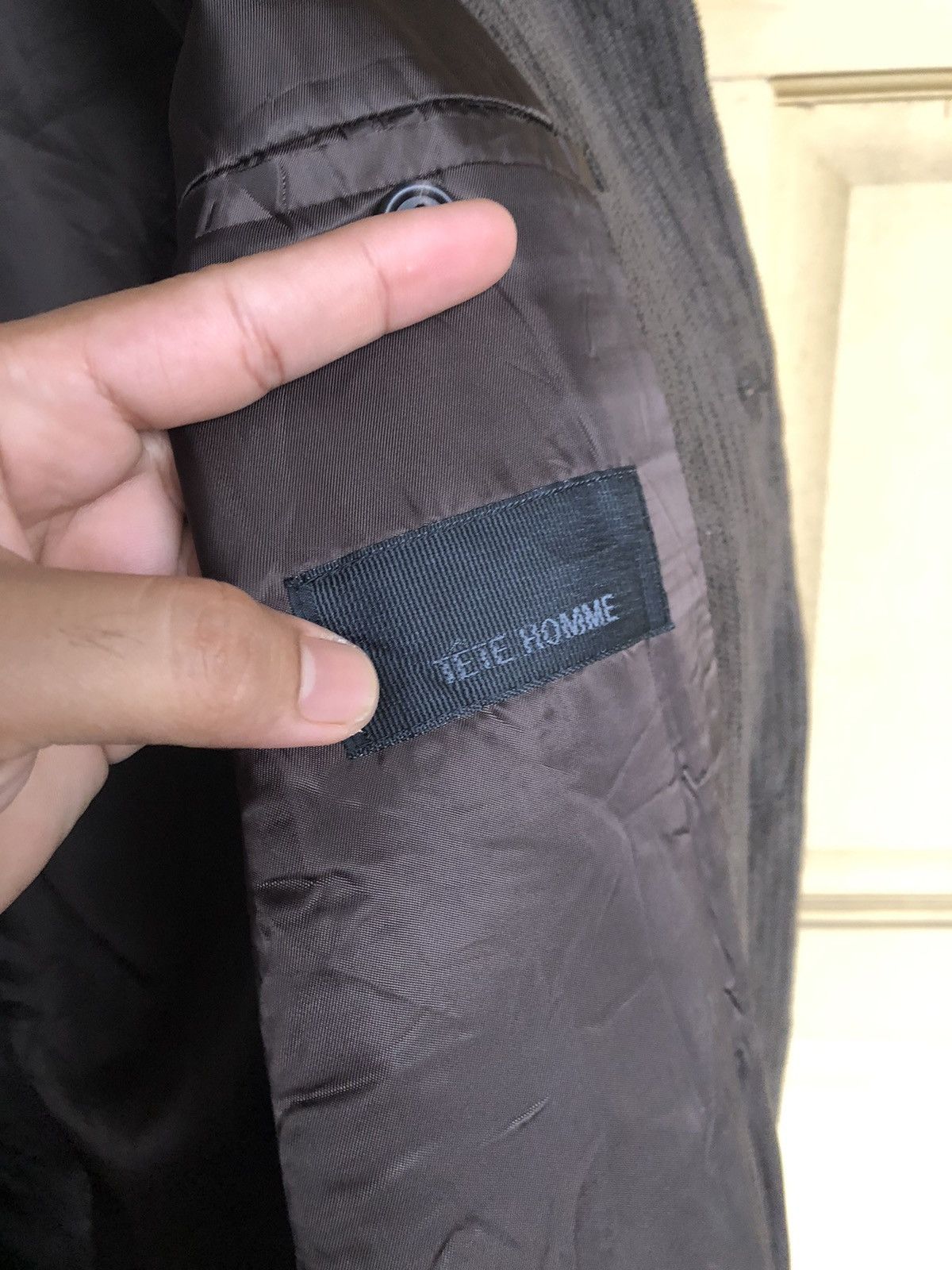 Issey Miyake Vintage Issey Miyake Tete Homme Corduroy Button Jacket Size US L / EU 52-54 / 3 - 13 Thumbnail