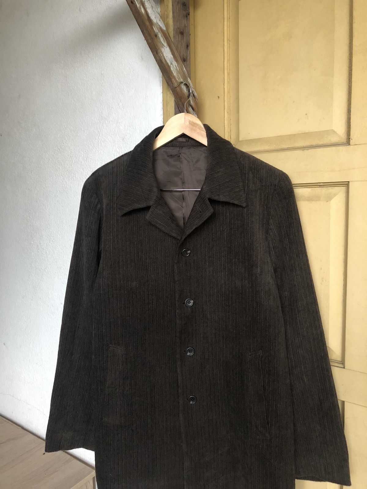 Issey Miyake Vintage Issey Miyake Tete Homme Corduroy Button Jacket Size US L / EU 52-54 / 3 - 4 Thumbnail