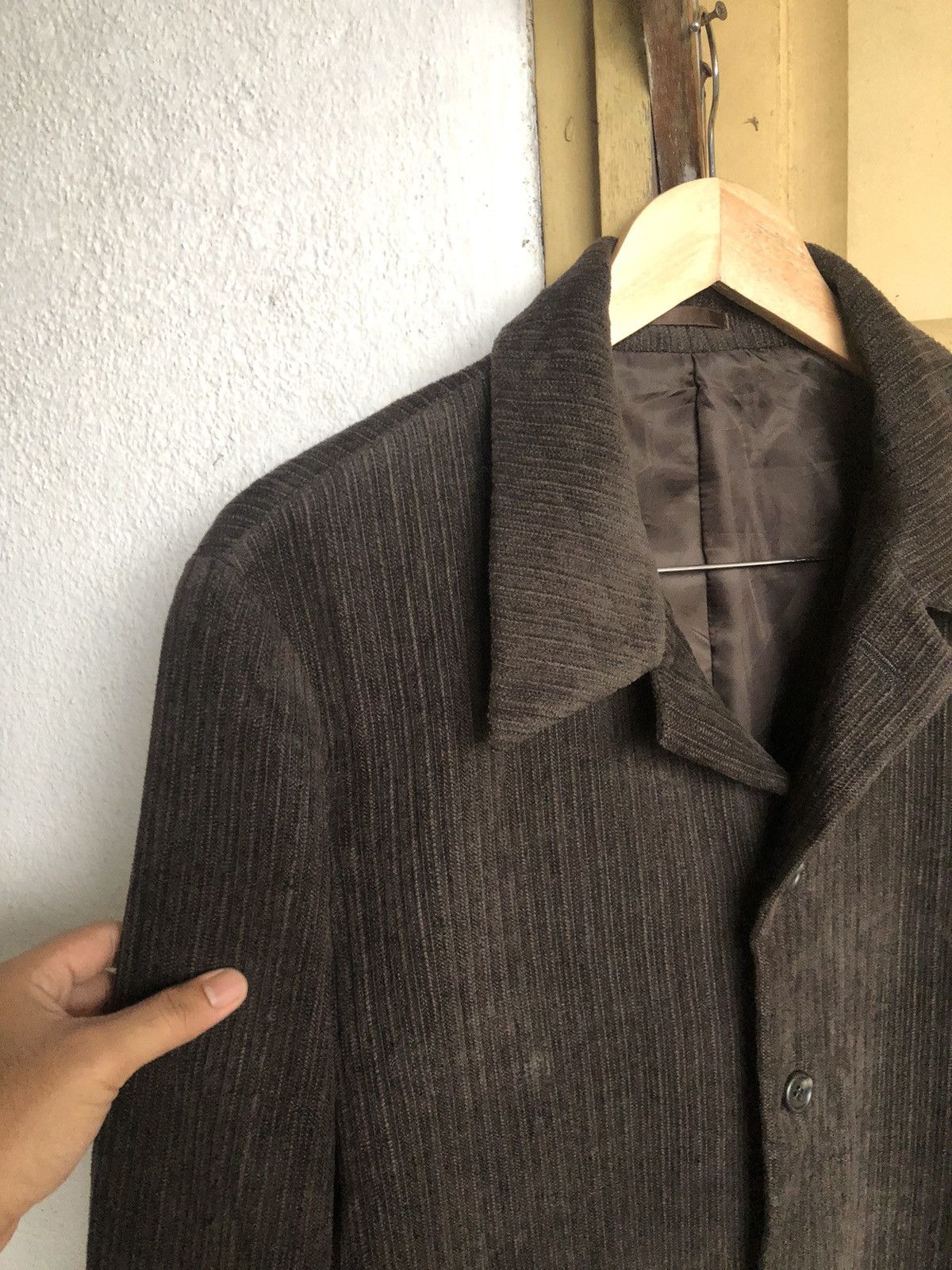 Issey Miyake Vintage Issey Miyake Tete Homme Corduroy Button Jacket Size US L / EU 52-54 / 3 - 10 Thumbnail