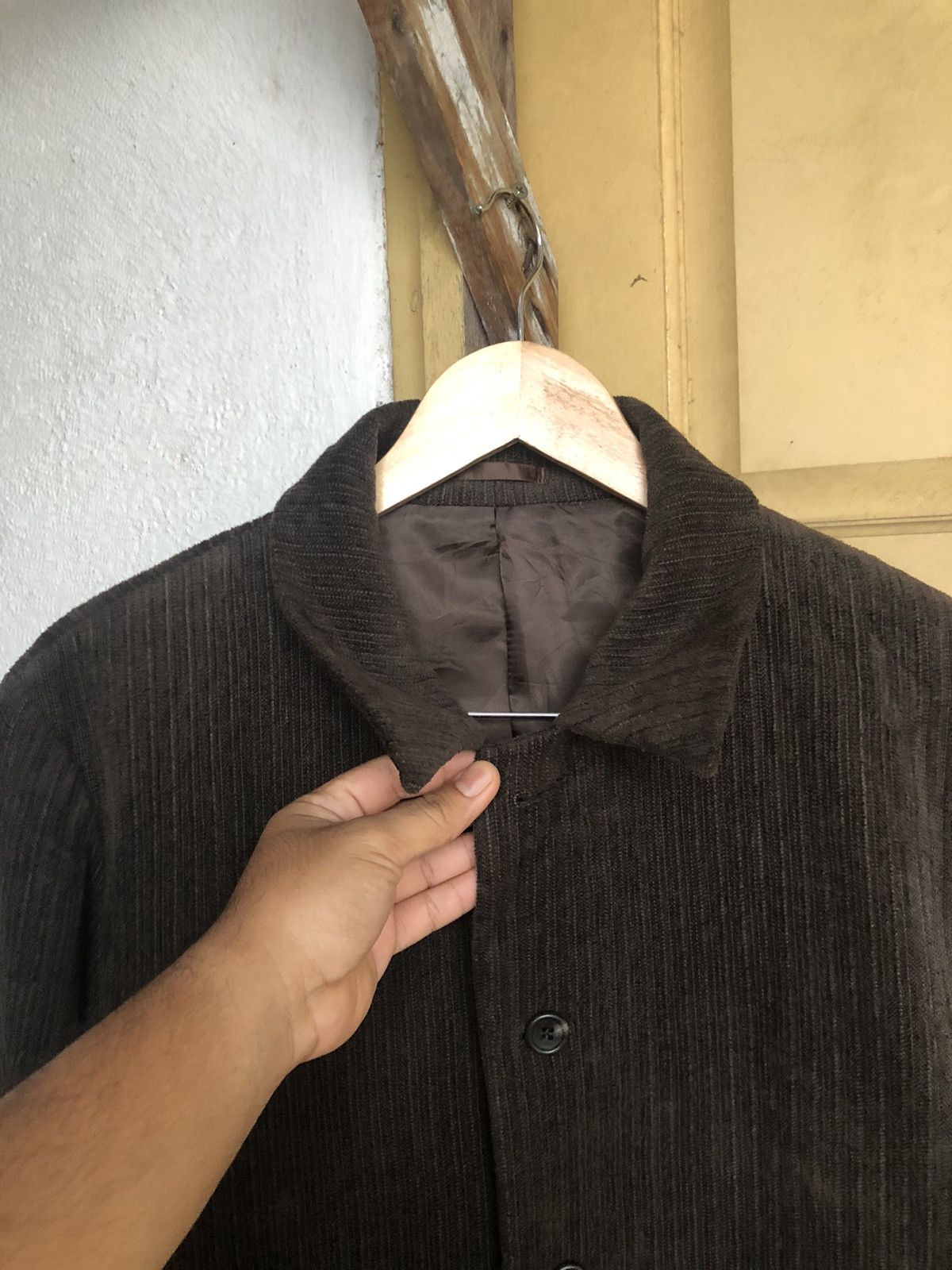 Issey Miyake Vintage Issey Miyake Tete Homme Corduroy Button Jacket Size US L / EU 52-54 / 3 - 6 Thumbnail