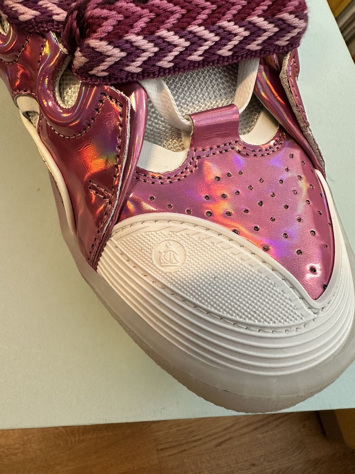Lanvin Lanvin LUCID PINK CURB SNEAKERS Size US 10.5 / EU 43-44 - 7 Thumbnail