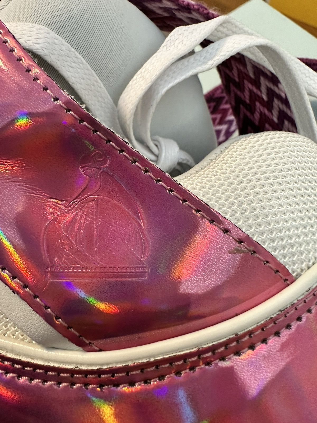 Lanvin Lanvin LUCID PINK CURB SNEAKERS Size US 10.5 / EU 43-44 - 4 Thumbnail