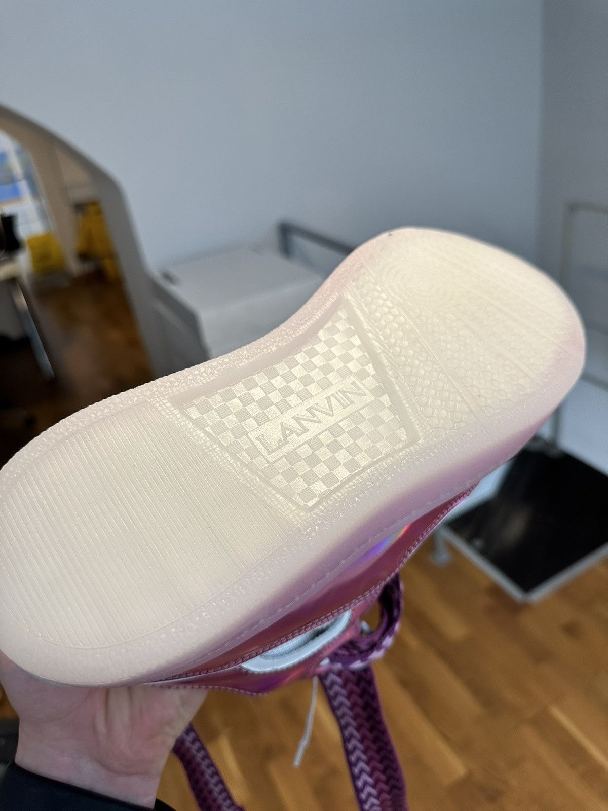 Lanvin Lanvin LUCID PINK CURB SNEAKERS Size US 10.5 / EU 43-44 - 10 Thumbnail
