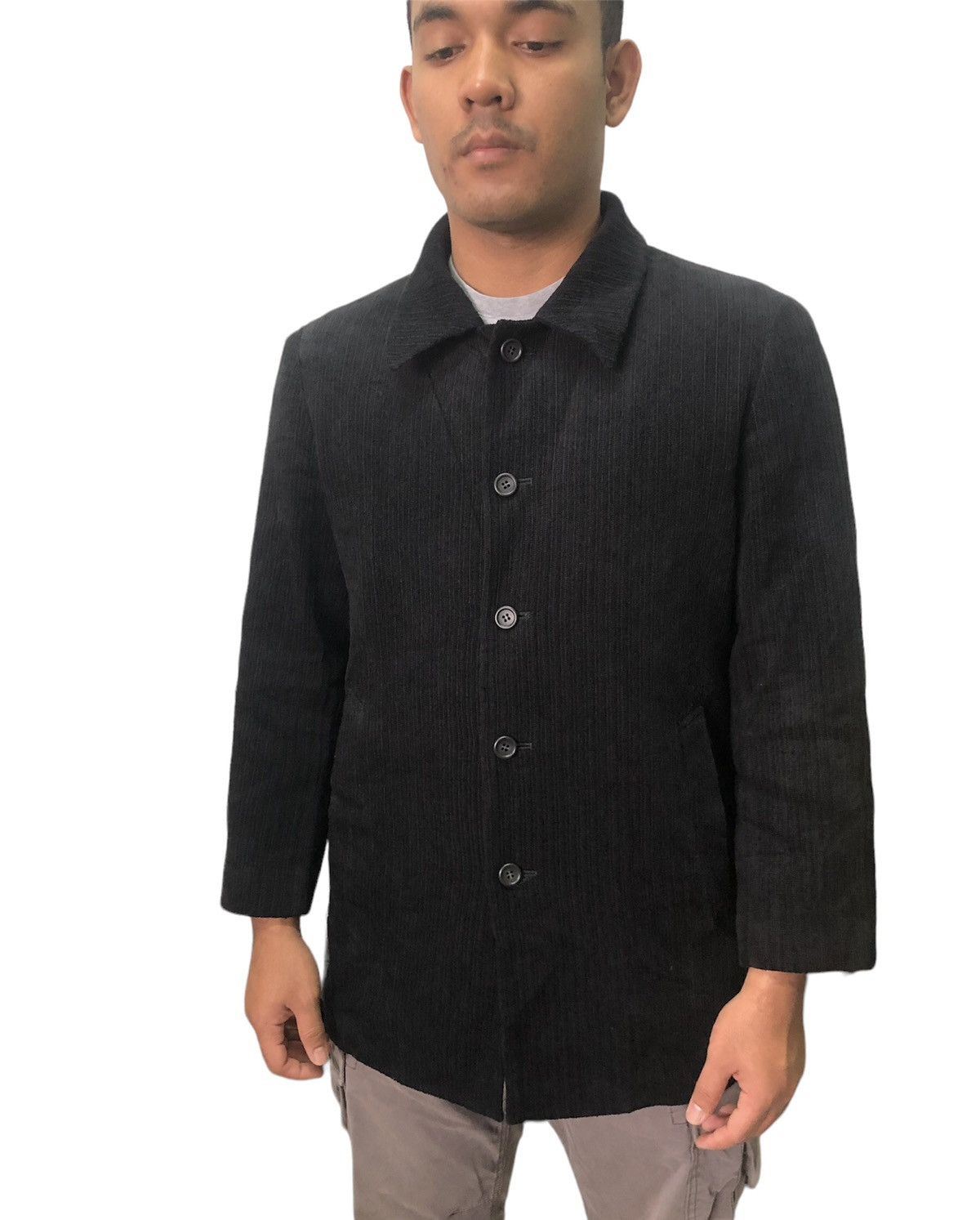 Issey Miyake 🥷🏿Vintage Tete Homme by Issey Miyake Corduroy Jacket Size US M / EU 48-50 / 2 - 7 Thumbnail