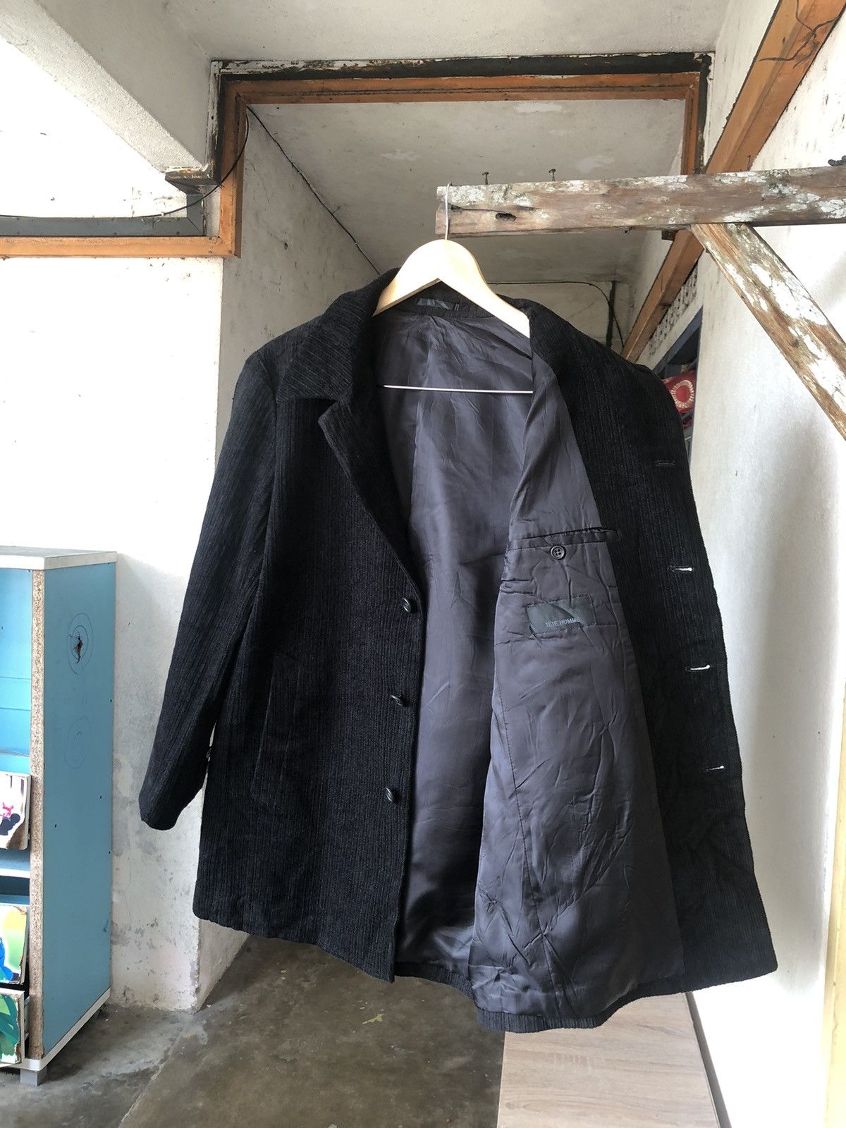 Issey Miyake 🥷🏿Vintage Tete Homme by Issey Miyake Corduroy Jacket Size US M / EU 48-50 / 2 - 13 Thumbnail
