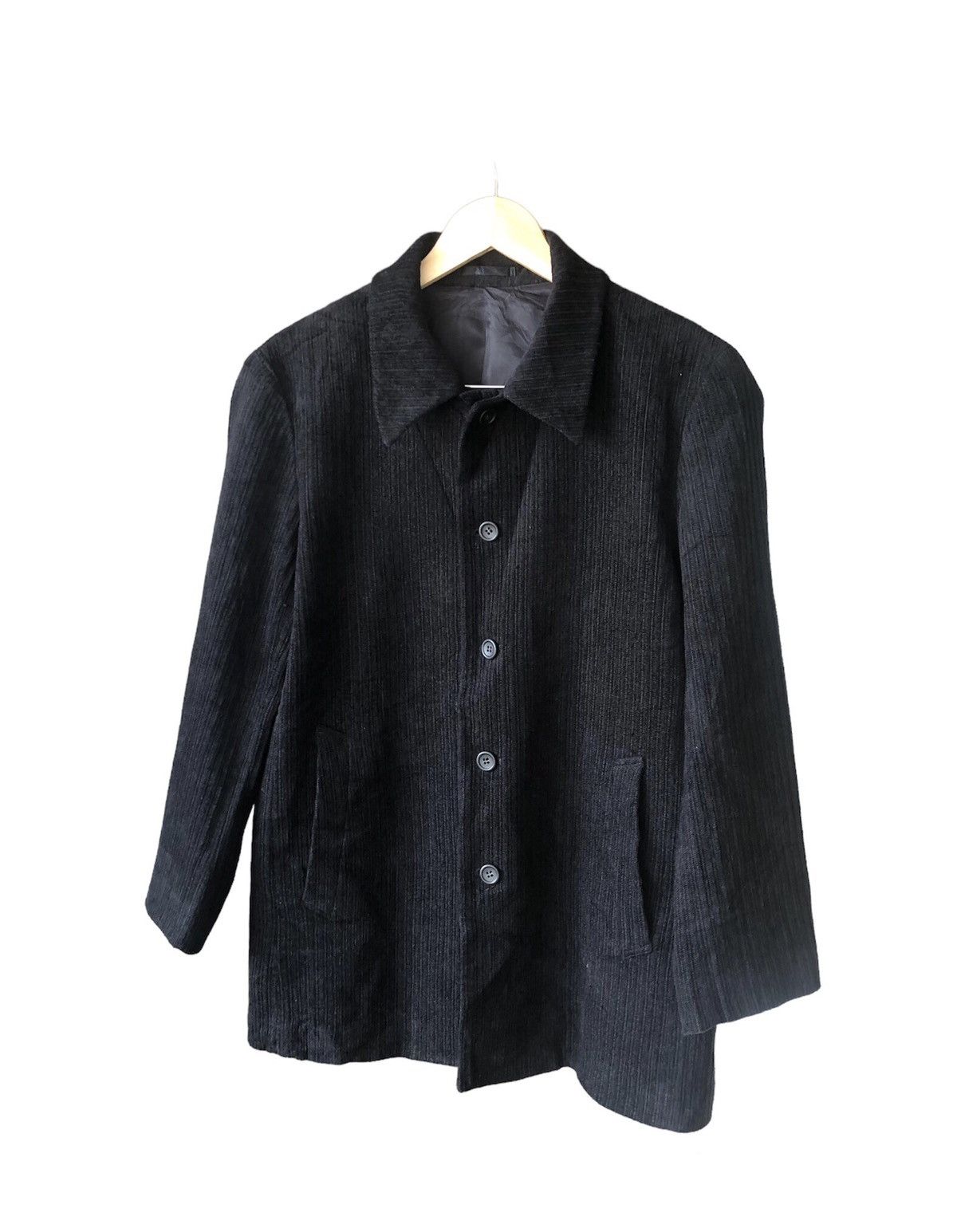 Issey Miyake 🥷🏿Vintage Tete Homme by Issey Miyake Corduroy Jacket Size US M / EU 48-50 / 2 - 2 Thumbnail