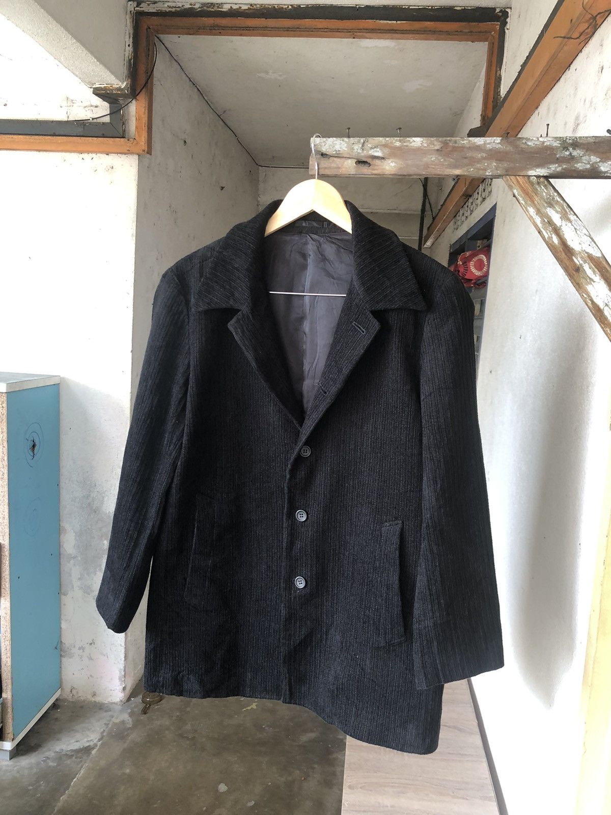 Issey Miyake 🥷🏿Vintage Tete Homme by Issey Miyake Corduroy Jacket Size US M / EU 48-50 / 2 - 9 Thumbnail