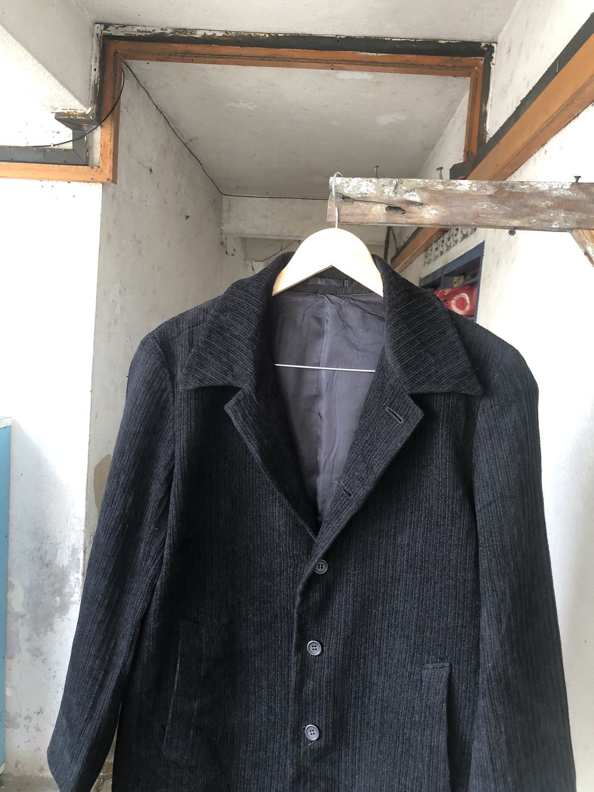 Issey Miyake 🥷🏿Vintage Tete Homme by Issey Miyake Corduroy Jacket Size US M / EU 48-50 / 2 - 8 Thumbnail