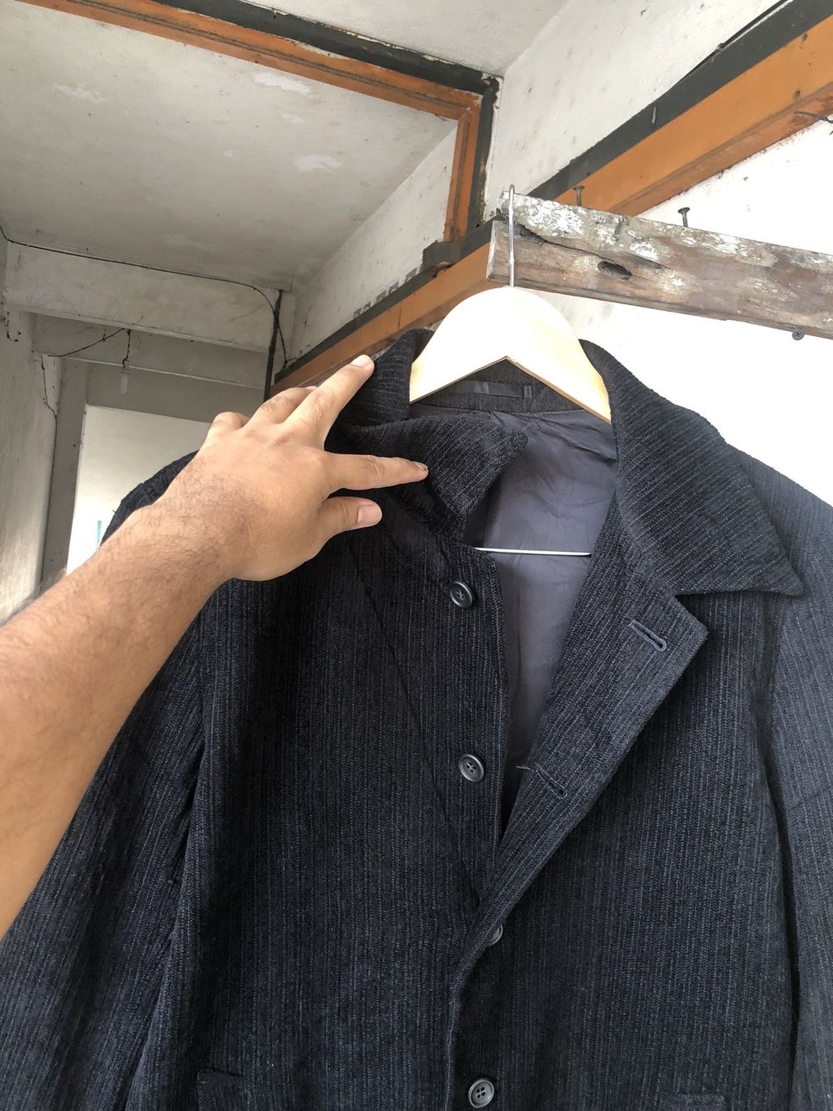 Issey Miyake 🥷🏿Vintage Tete Homme by Issey Miyake Corduroy Jacket Size US M / EU 48-50 / 2 - 11 Thumbnail