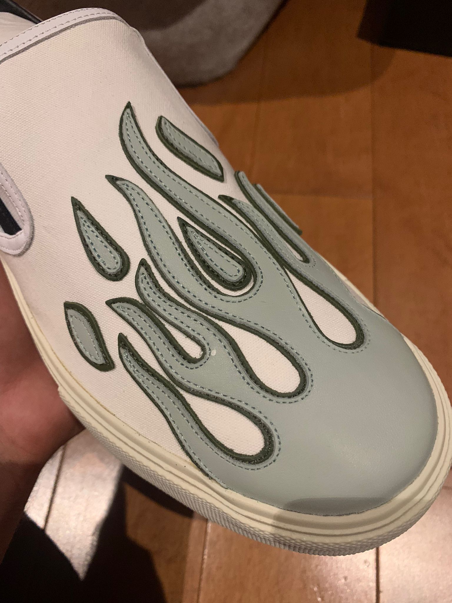 Amiri Flame Slip On Sneakers Size US 9 / EU 42 - 4 Thumbnail