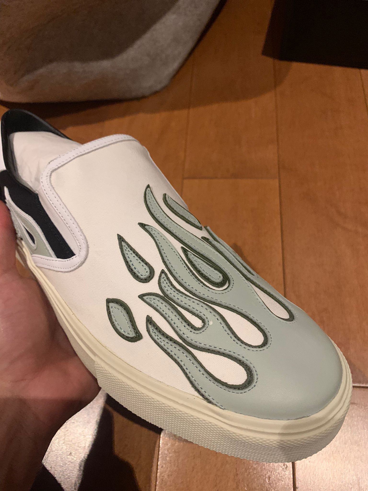 Amiri Flame Slip On Sneakers Size US 9 / EU 42 - 3 Thumbnail
