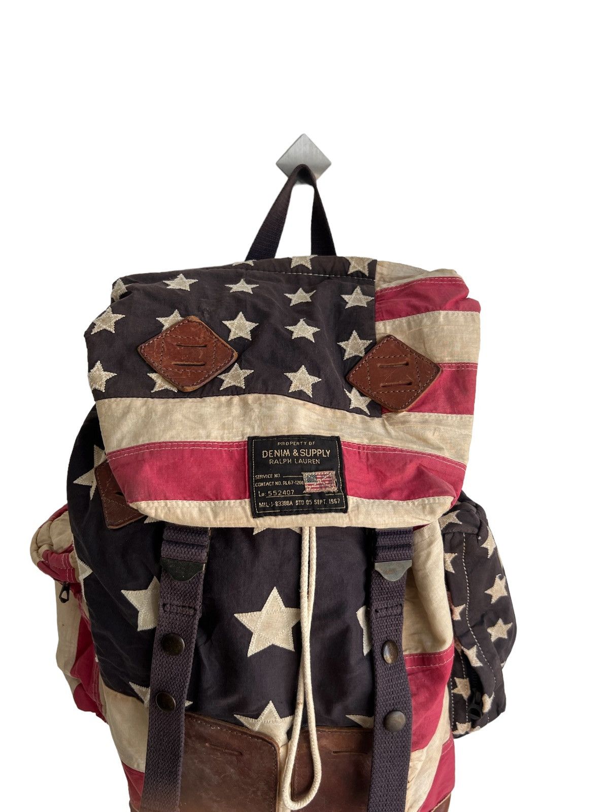 Denim & Supply Ralph Lauren RARE🔥OG Polo RL 🇺🇸 Flag Denim Supply Hybrid Tactical Backpack Size ONE SIZE - 8 Thumbnail