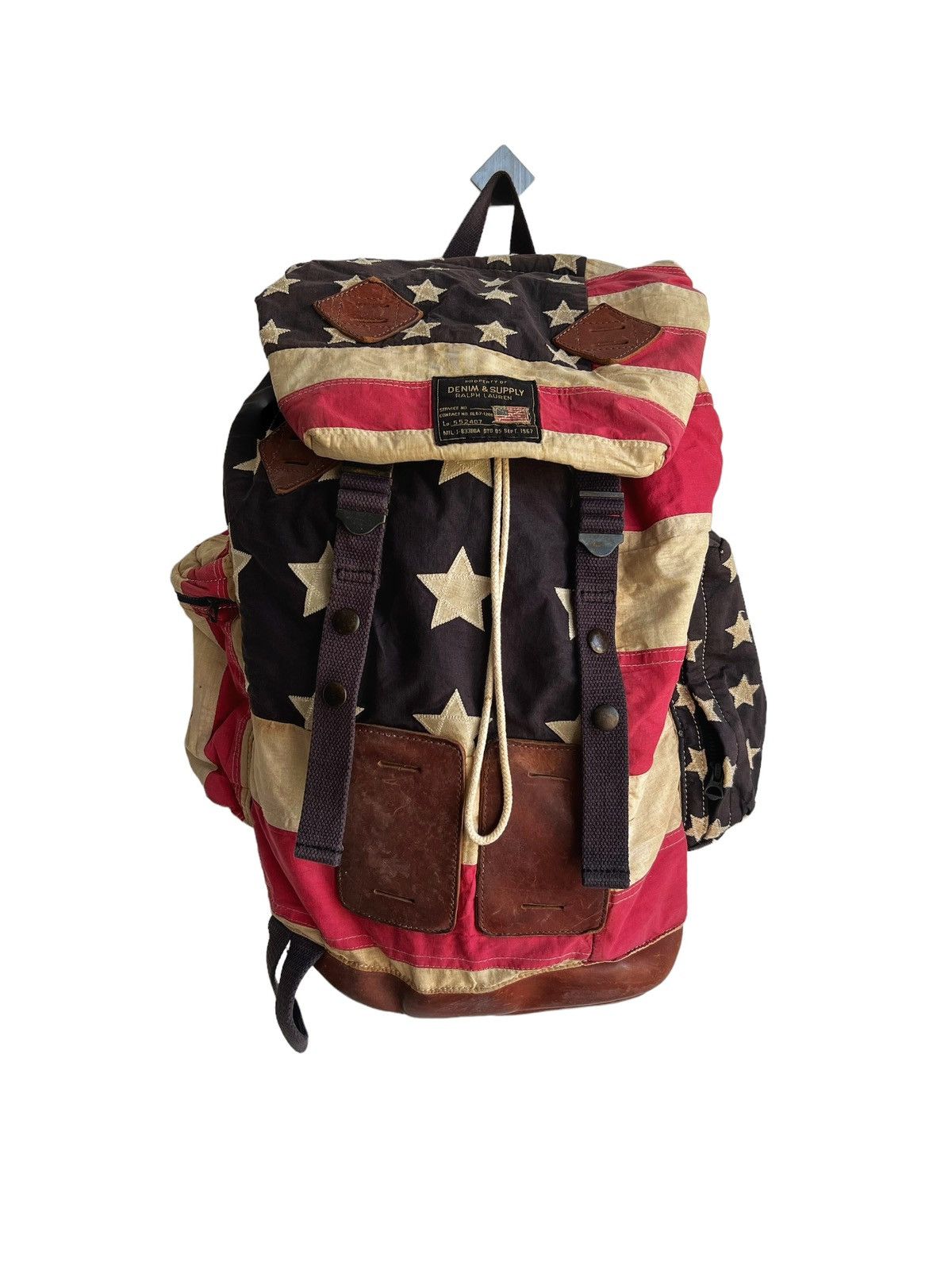 Denim & Supply Ralph Lauren RARE🔥OG Polo RL 🇺🇸 Flag Denim Supply Hybrid Tactical Backpack Size ONE SIZE - 2 Thumbnail