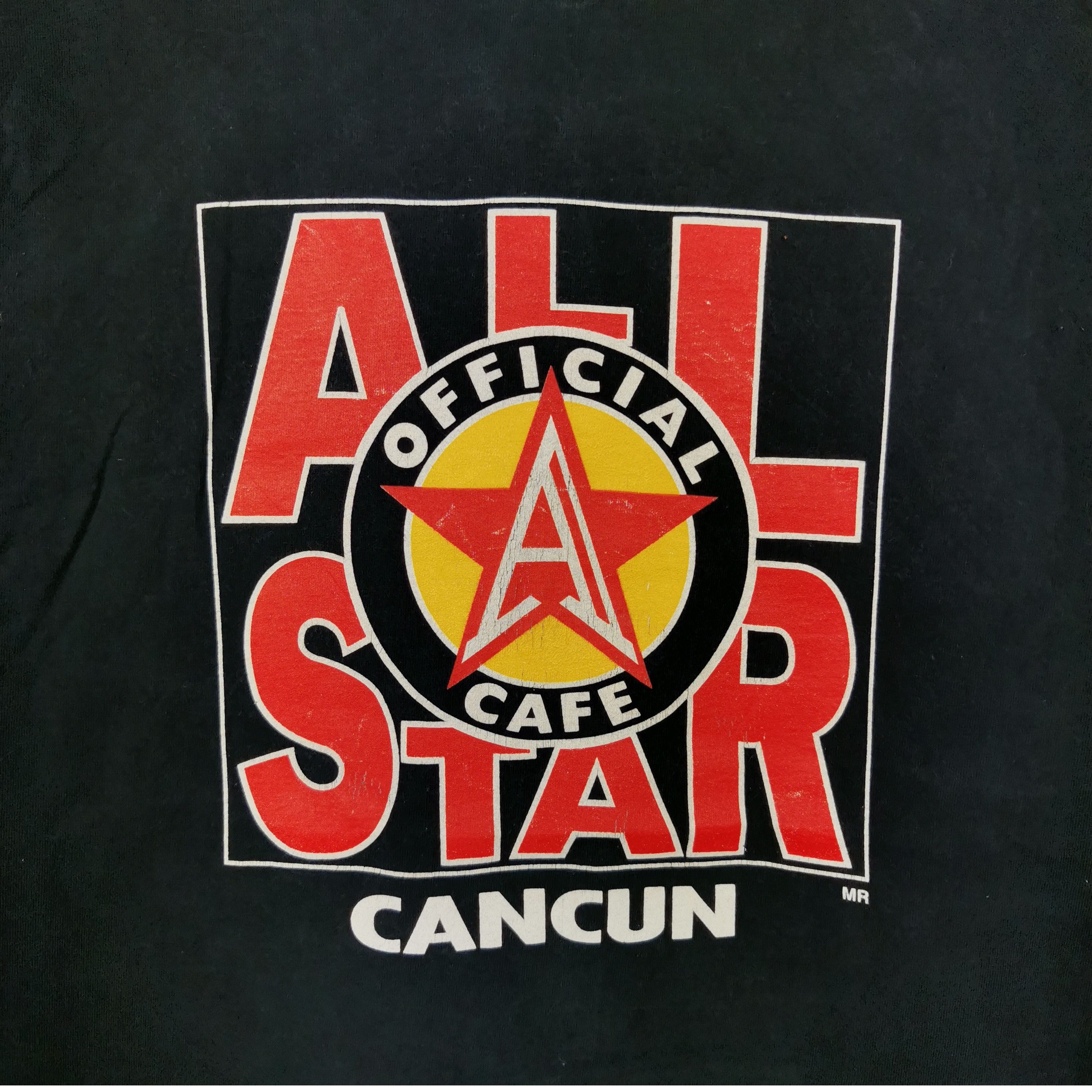 Vintage Vintage All Star Official Cafe Cancun T Shirt Novelty Tees Size US XL / EU 56 / 4 - 4 Thumbnail
