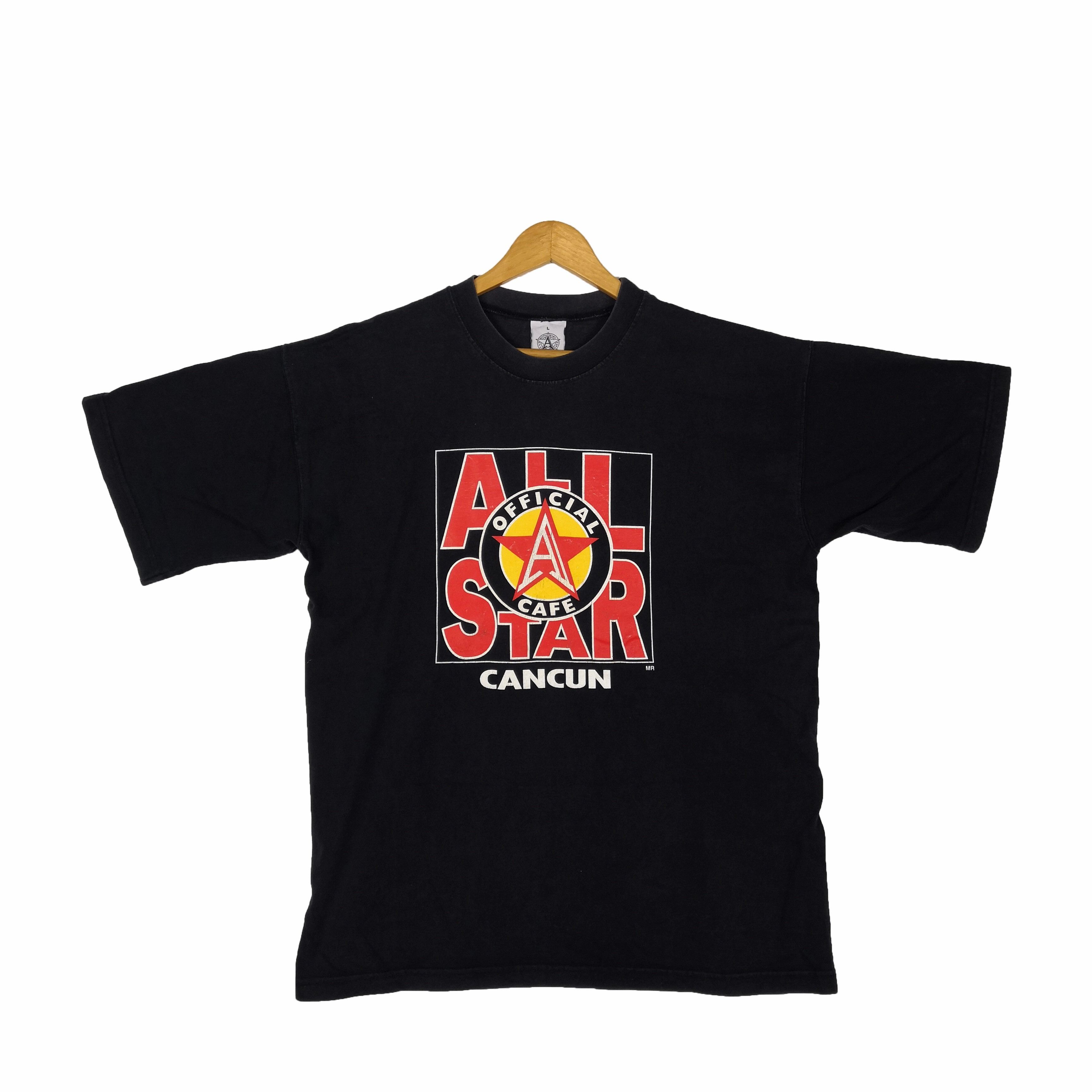 Vintage Vintage All Star Official Cafe Cancun T Shirt Novelty Tees Size US XL / EU 56 / 4 - 1 Thumbnail