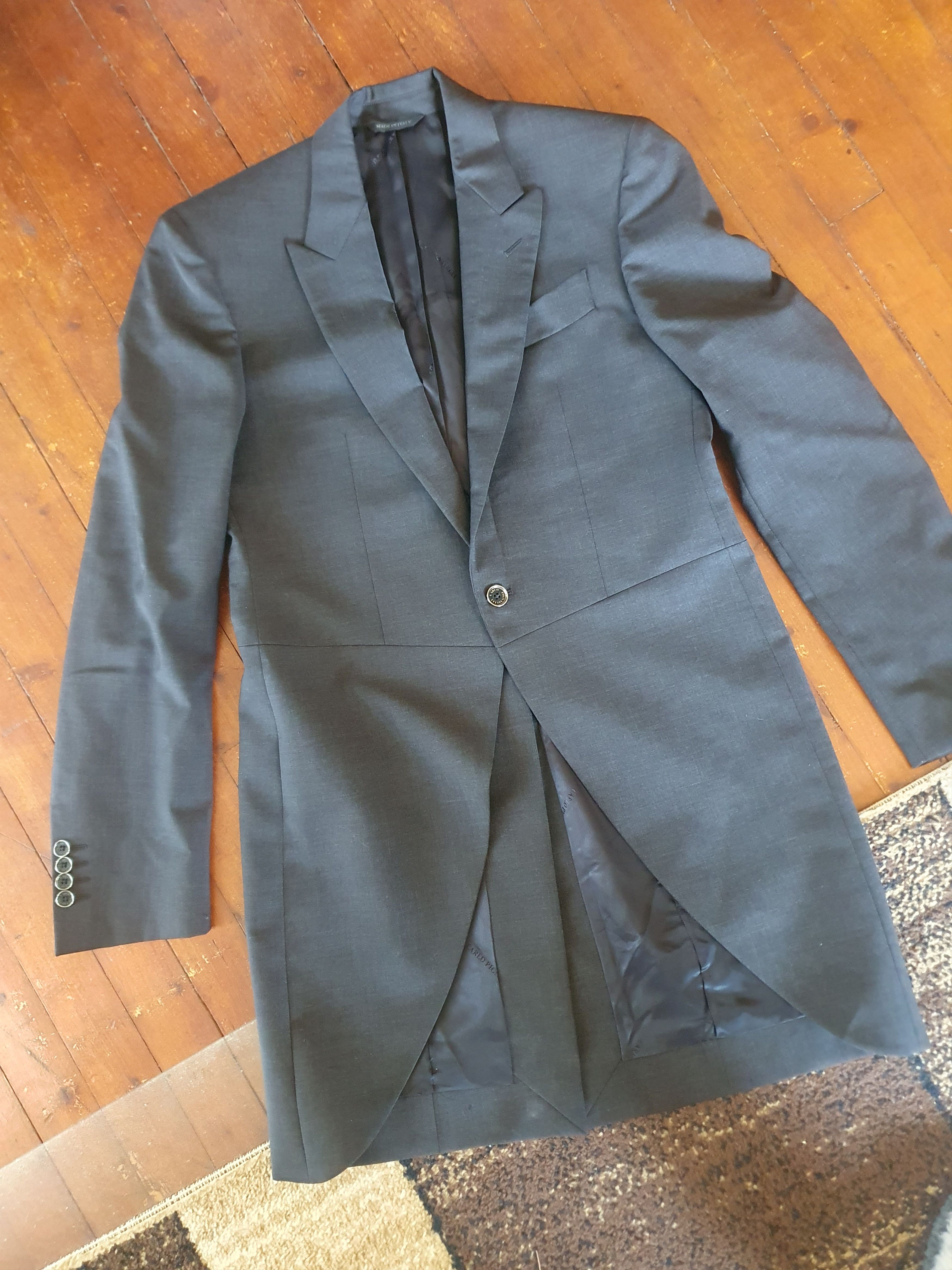 Carlo Pignatelli Carlo Pignatelly Made in Italy Wool tailcoat sz 48SM Size 48S - 2 Thumbnail