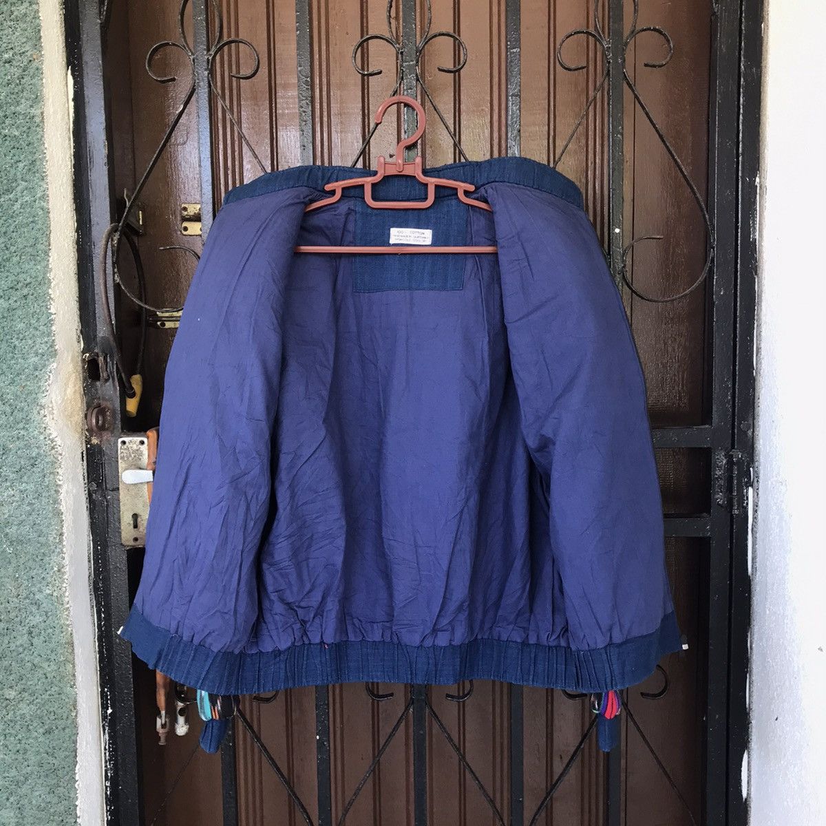 Handmade Cozy Colorful Patchworks Hand Made Jacket Size US L / EU 52-54 / 3 - 7 Thumbnail