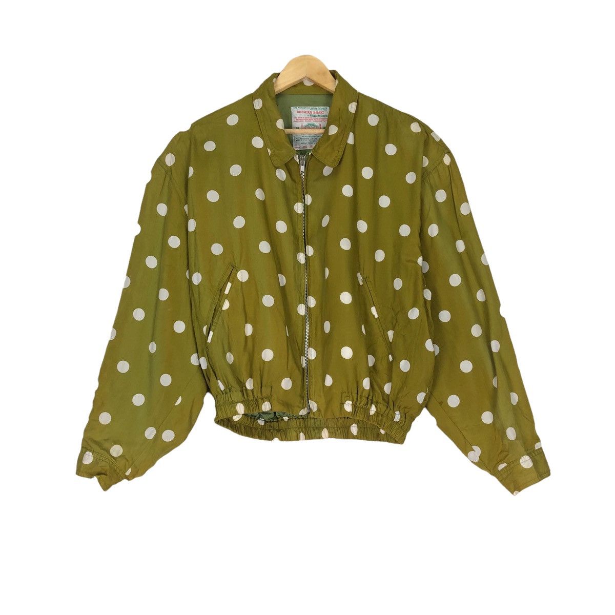 Japanese Brand VTG JAPANESE BRAND POLLKADOT BOMBER JACKET Size M / US 6-8 / IT 42-44 - 1 Thumbnail