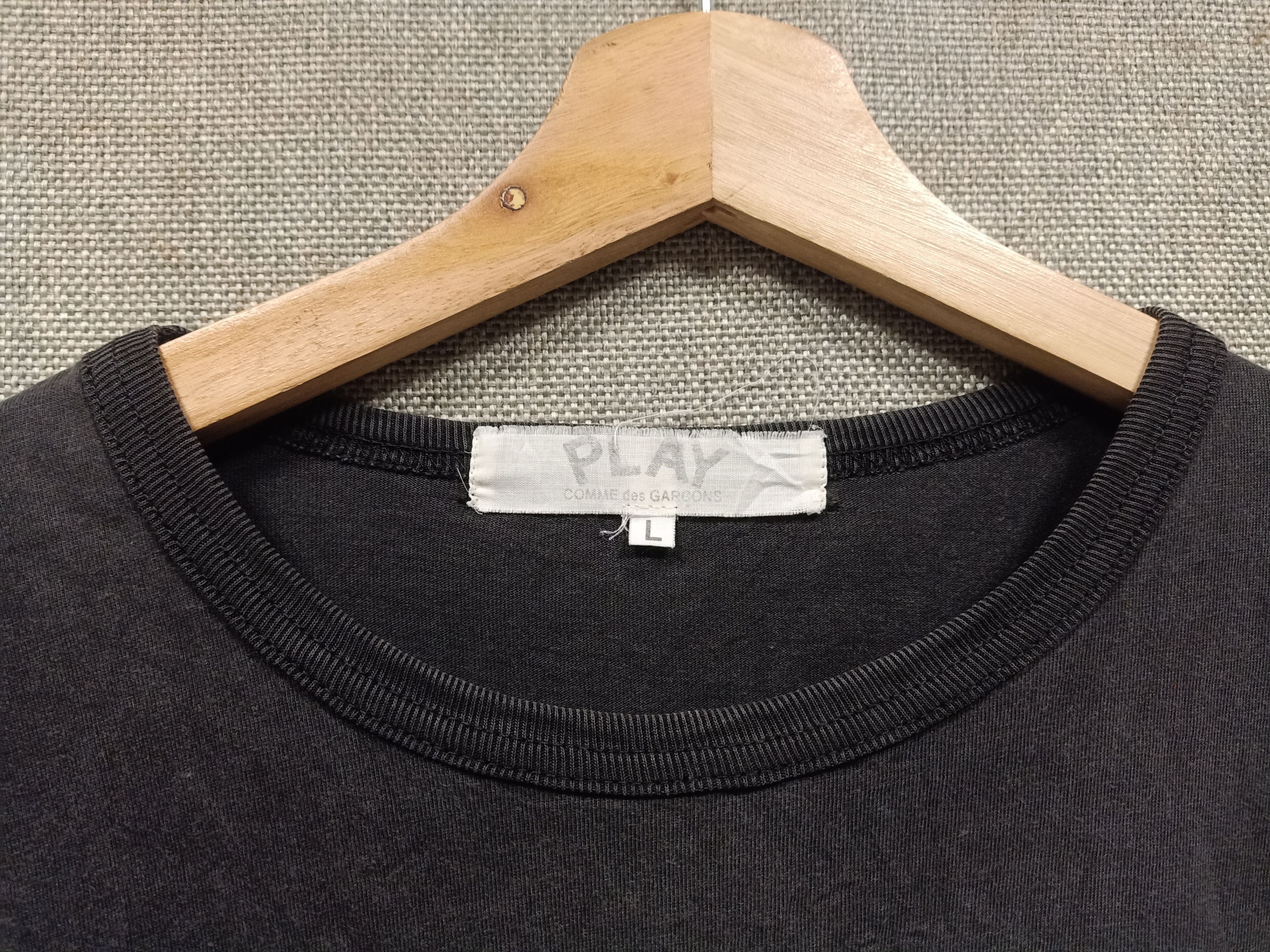 Comme des Garcons × Comme des Garcons Homme × Comme des Garcons PLAY T shirt comme des garcons but they told me it was decaf Size US M / EU 48-50 / 2 - 4 Thumbnail