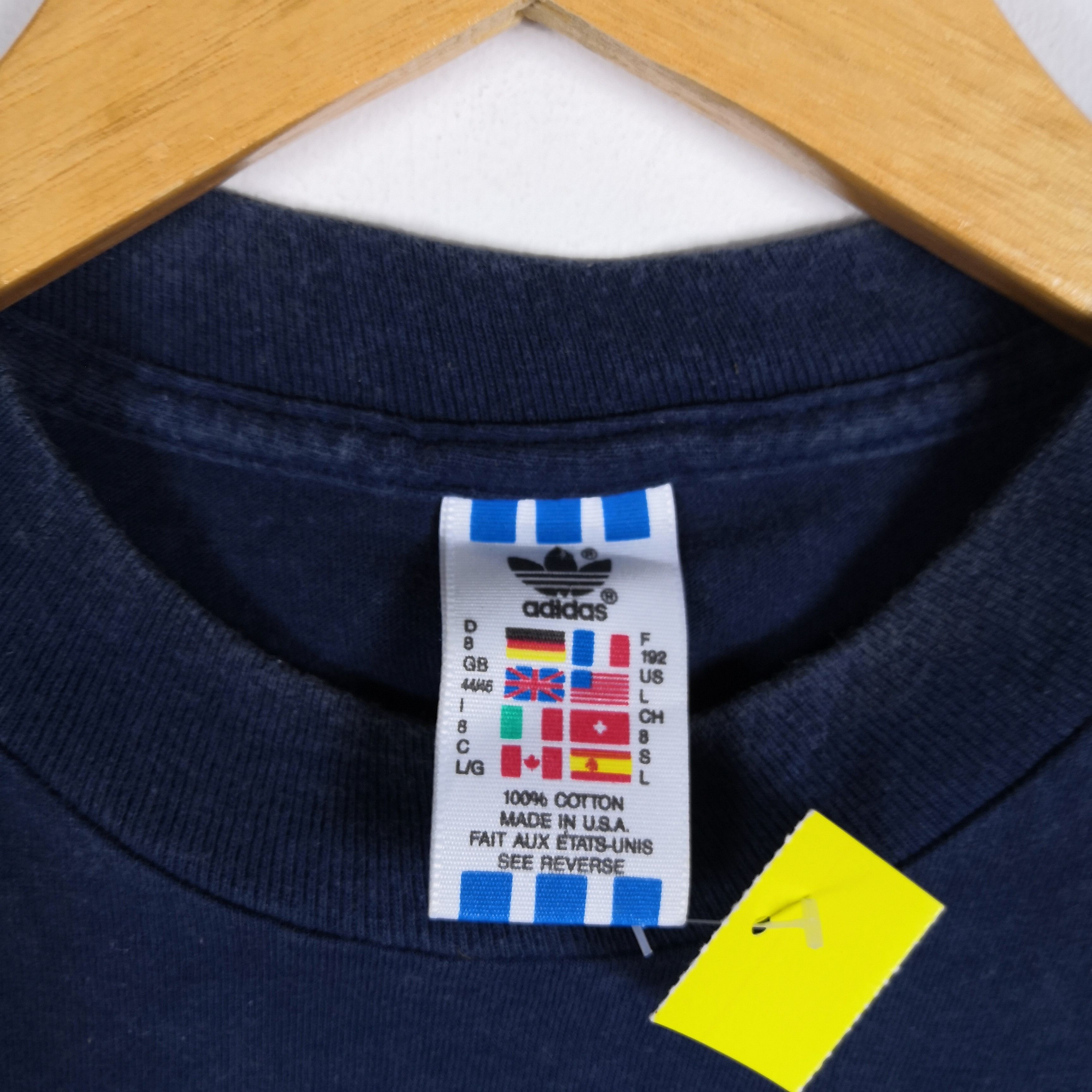 Adidas Vintage 90s Adidas T-Shirts Adidas Trefoil Crewneck 56789 Size US L / EU 52-54 / 3 - 6 Thumbnail