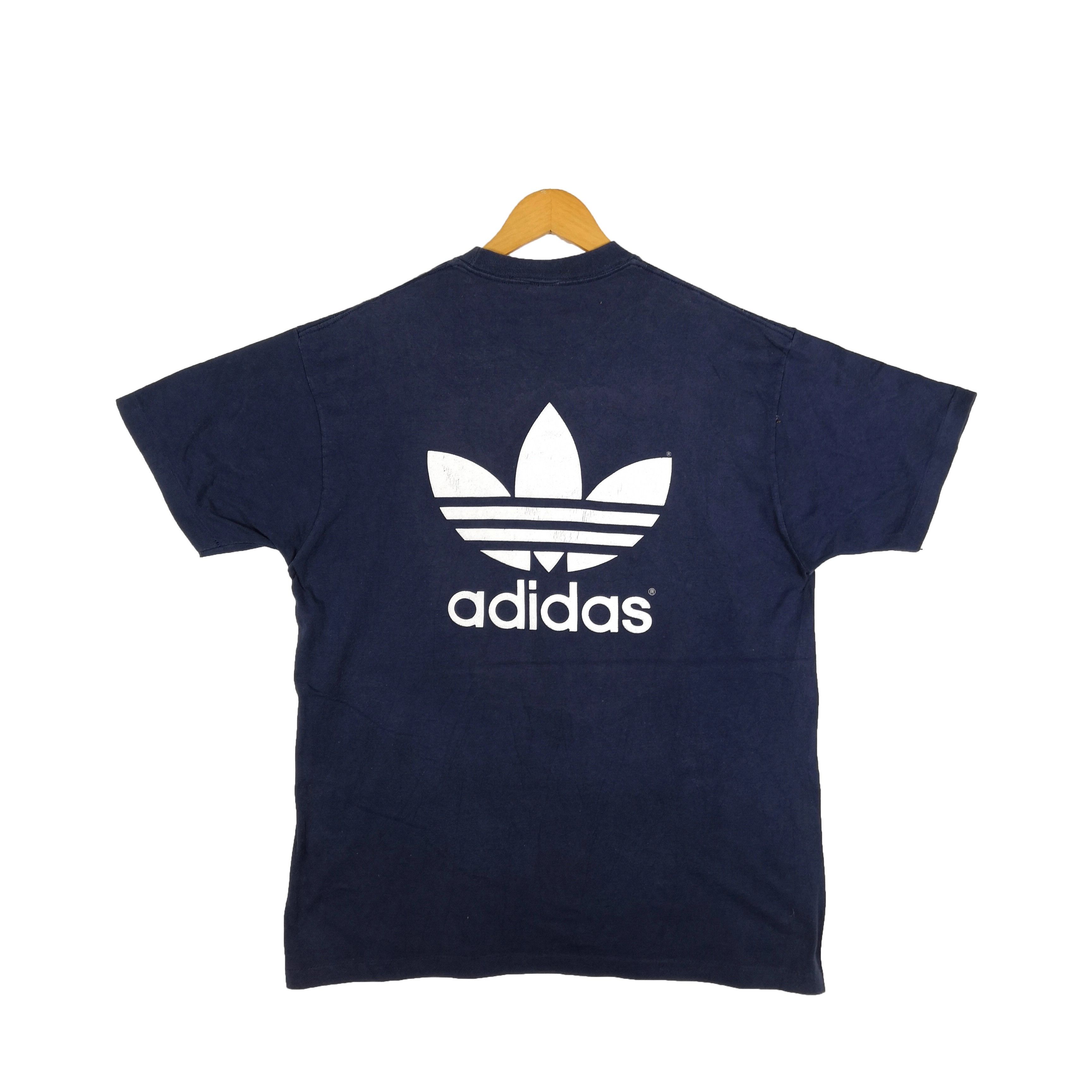 Adidas Vintage 90s Adidas T-Shirts Adidas Trefoil Crewneck 56789 Size US L / EU 52-54 / 3 - 2 Thumbnail