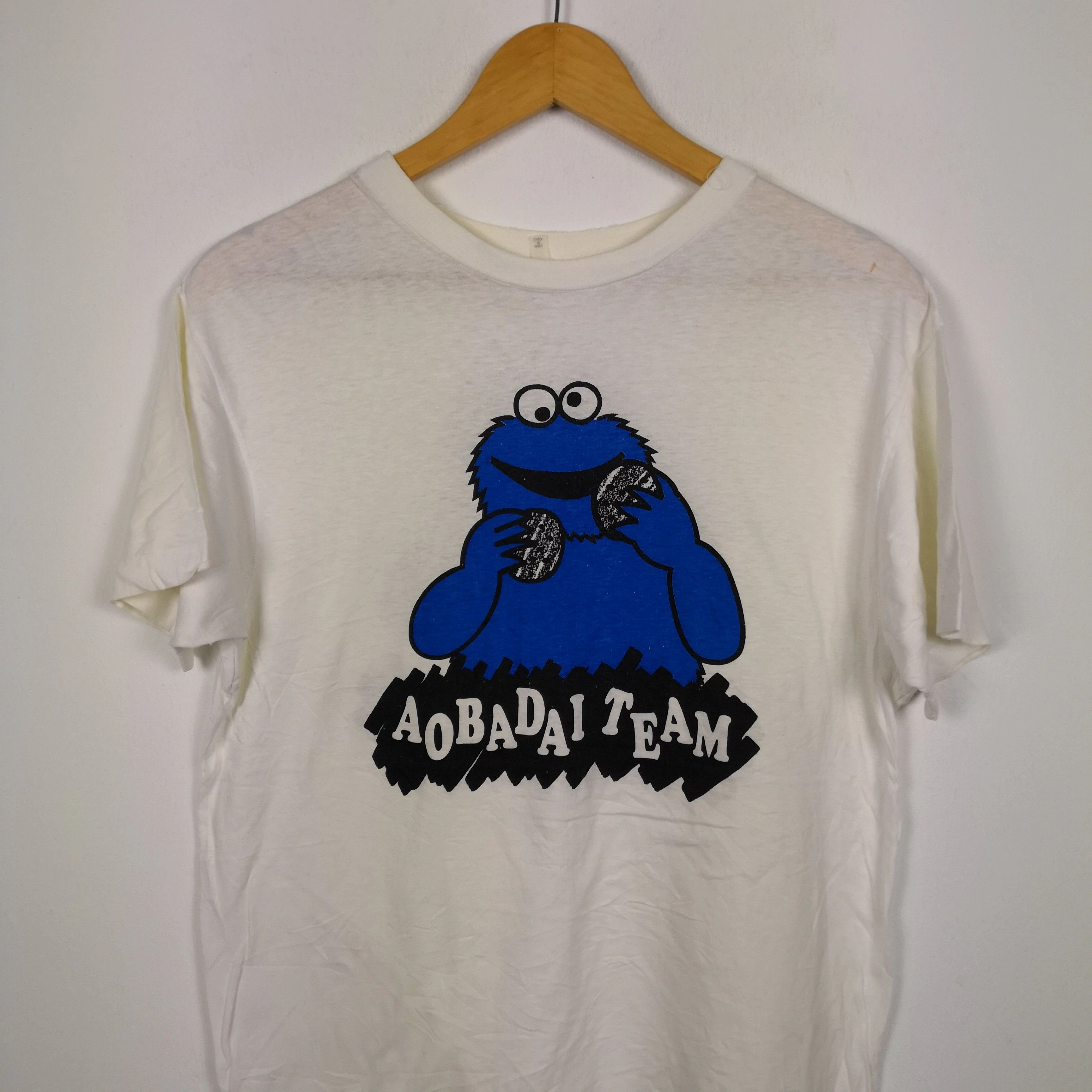 Cartoon Network Aobadai Team Cookies Monster T Shirt Japanese Anime Tees Size US M / EU 48-50 / 2 - 3 Thumbnail
