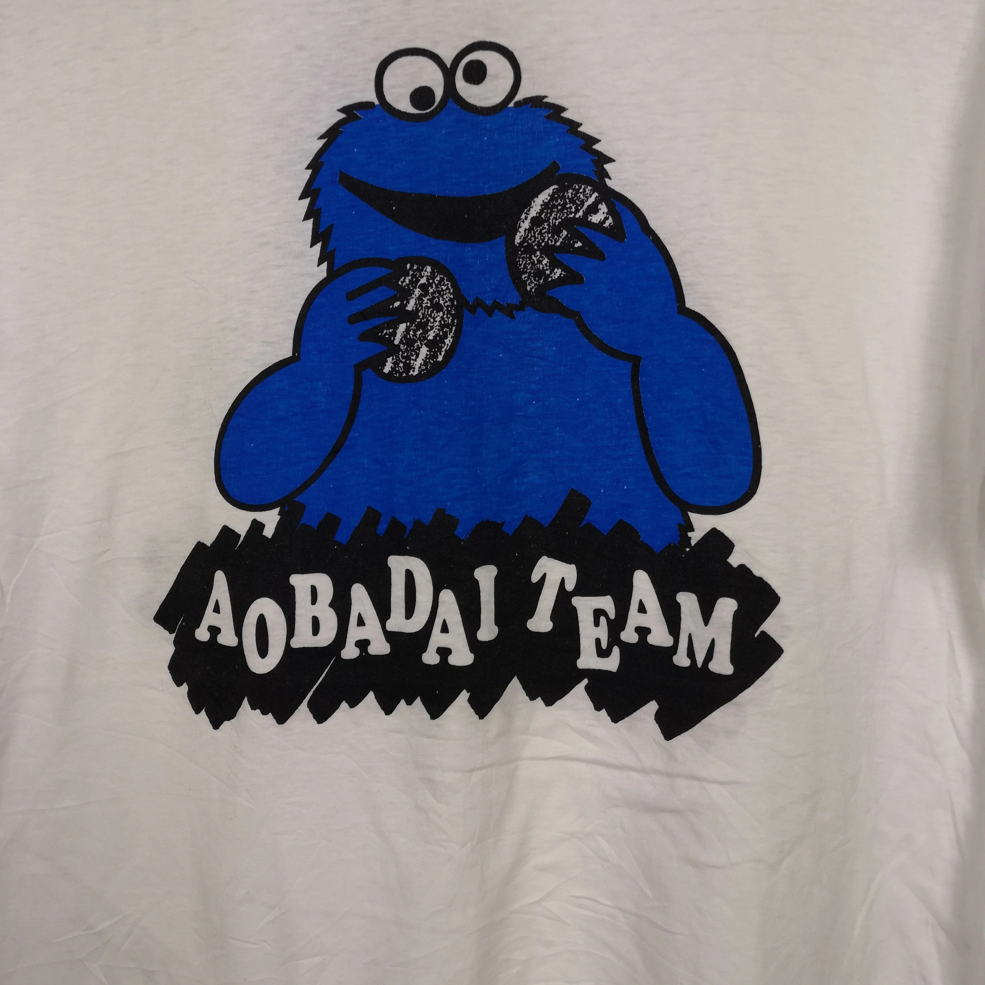 Cartoon Network Aobadai Team Cookies Monster T Shirt Japanese Anime Tees Size US M / EU 48-50 / 2 - 5 Thumbnail