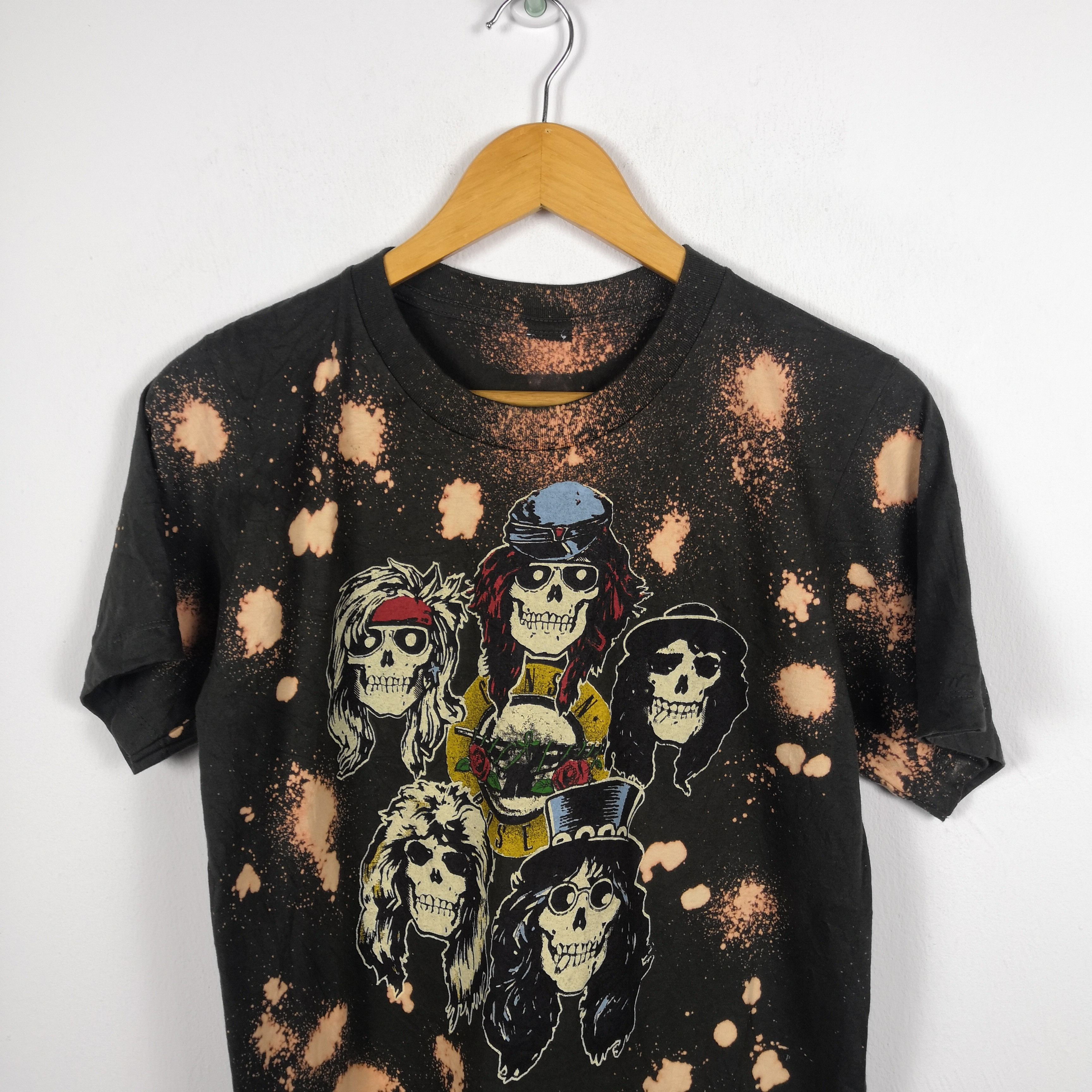 Band Tees Gun 'N Roses Rock Tshirt Band Acid Wash Custom Tees Size US S / EU 44-46 / 1 - 3 Thumbnail