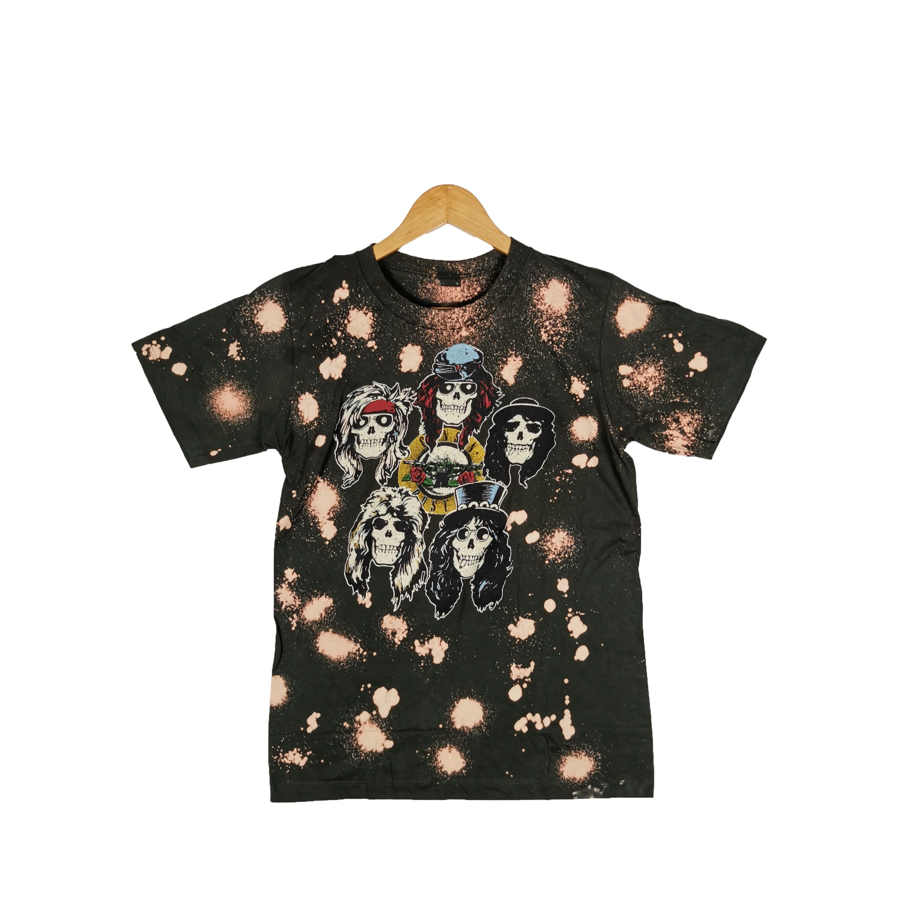 Band Tees Gun 'N Roses Rock Tshirt Band Acid Wash Custom Tees Size US S / EU 44-46 / 1 - 1 Thumbnail