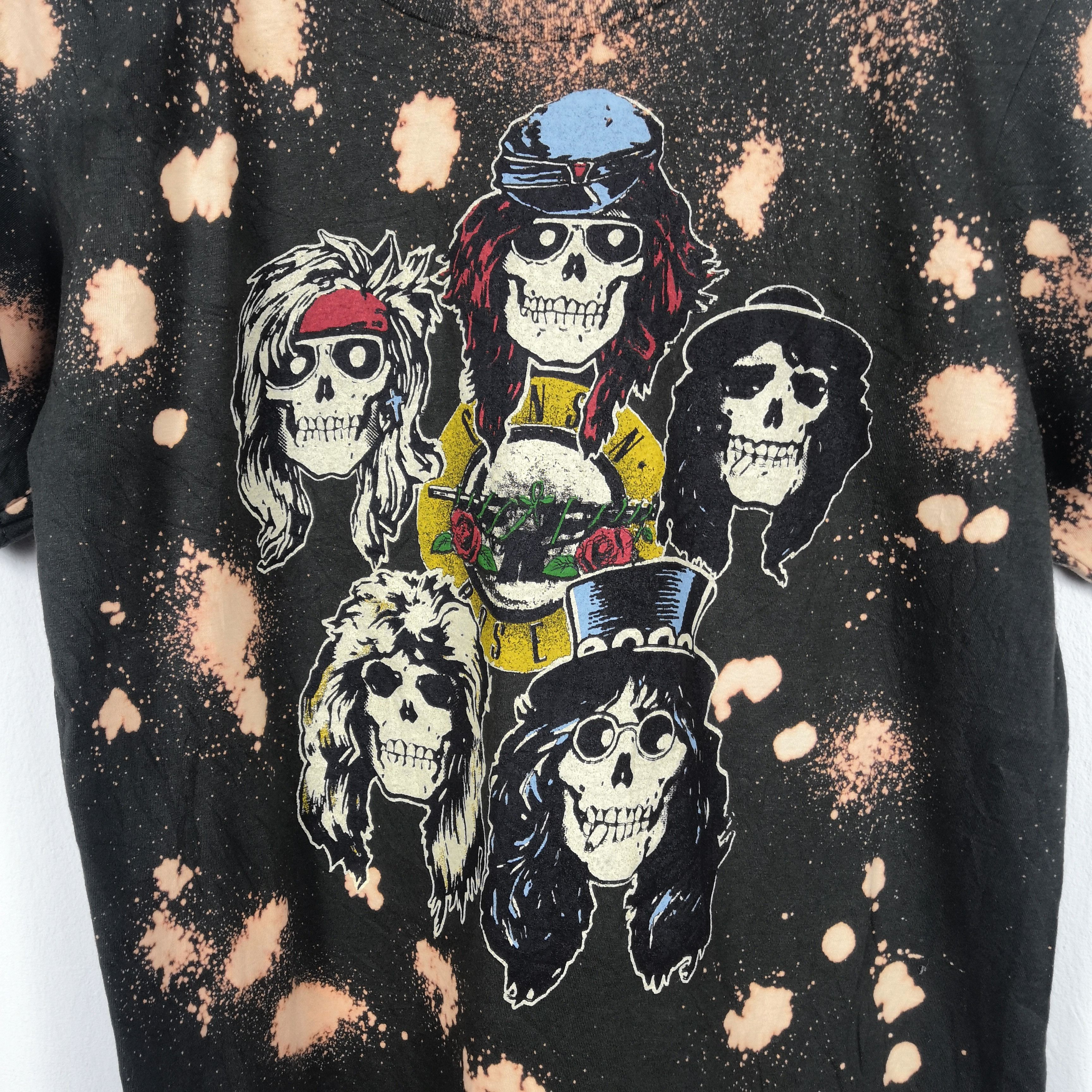 Band Tees Gun 'N Roses Rock Tshirt Band Acid Wash Custom Tees Size US S / EU 44-46 / 1 - 5 Thumbnail