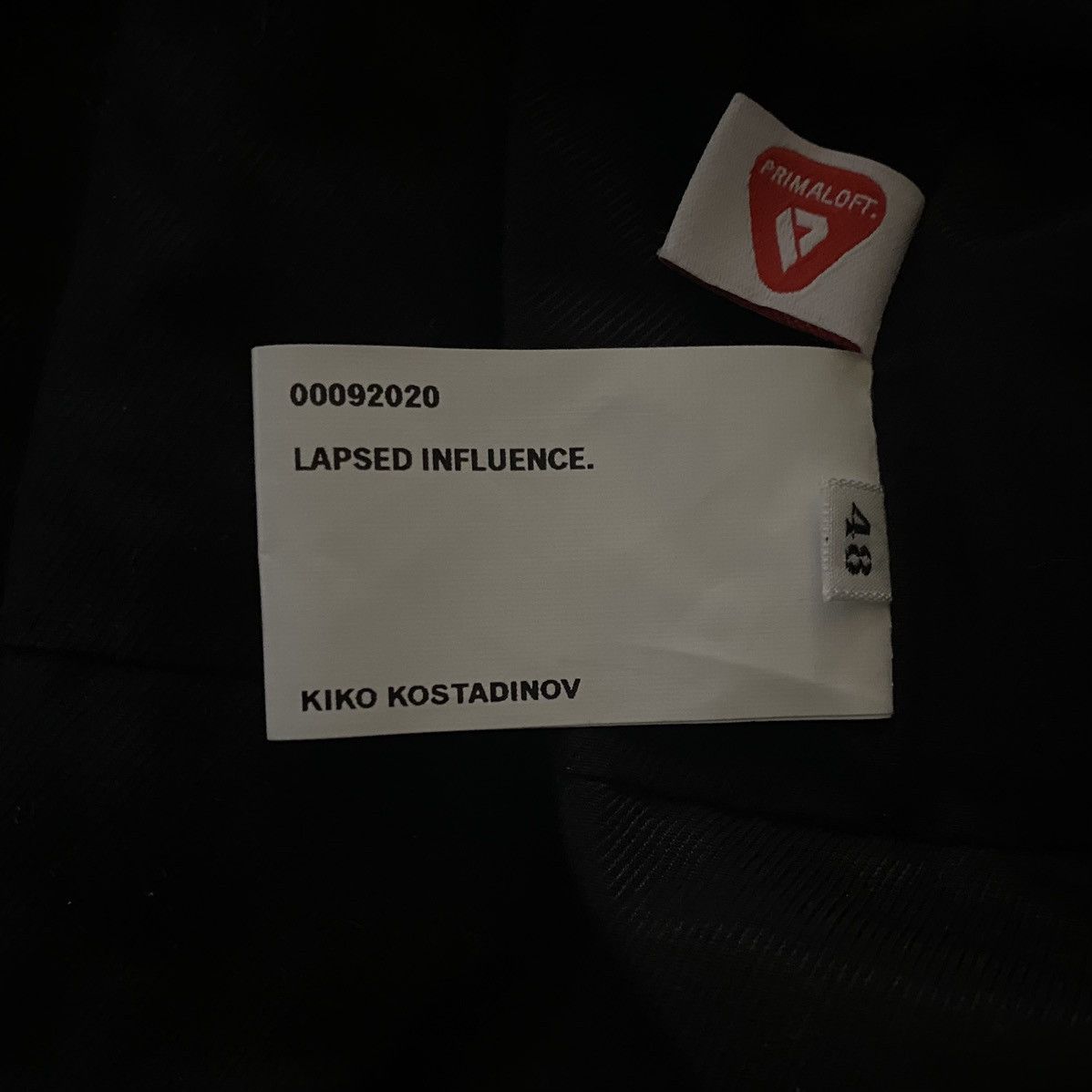 Kiko Kostadinov Kiko Kostadinov Primaloft Tranter Jacket Size US M / EU 48-50 / 2 - 5 Thumbnail