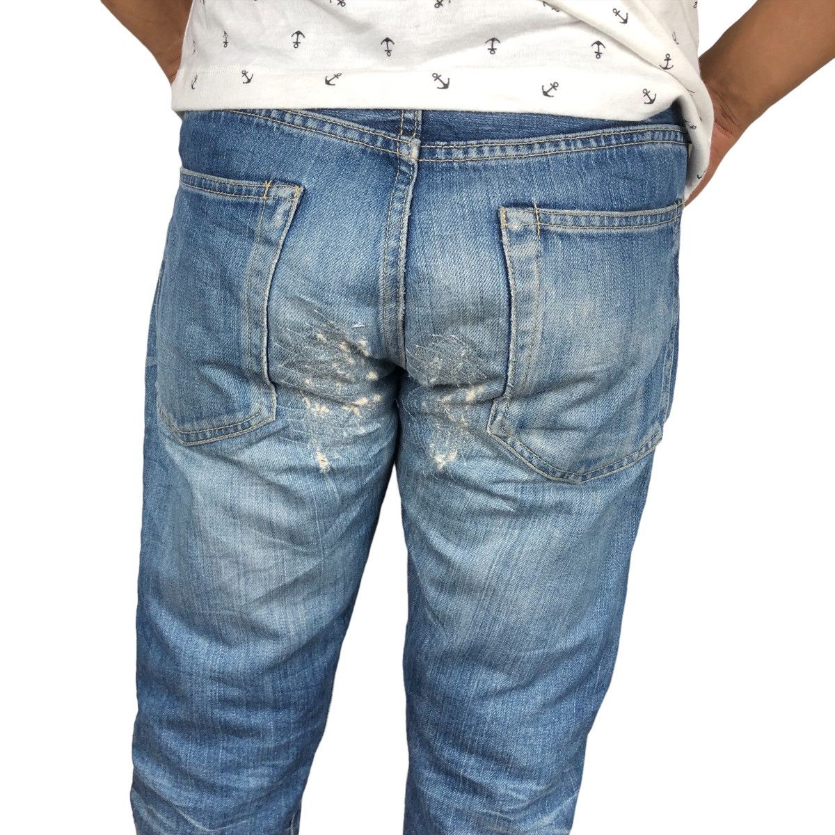 14th Addiction 🔥AWESOME HYSTERIC GLAMOUR DISTRESSED PATCHWORK PANT Size US 32 / EU 48 - 18 Thumbnail