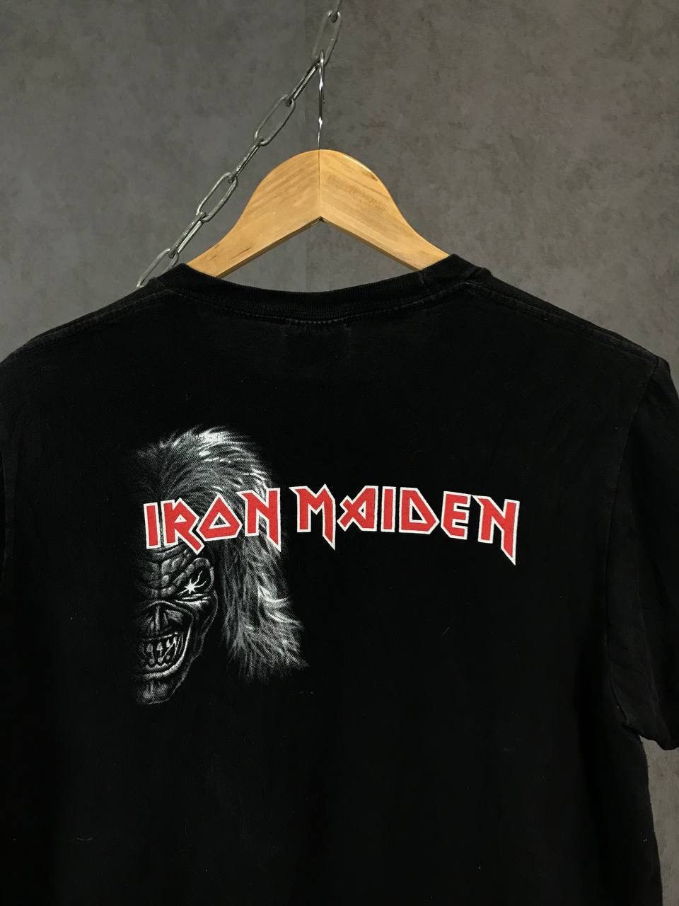 Band Tees Iron Maiden vintage overprinted rock band tee Size US M / EU 48-50 / 2 - 4 Thumbnail