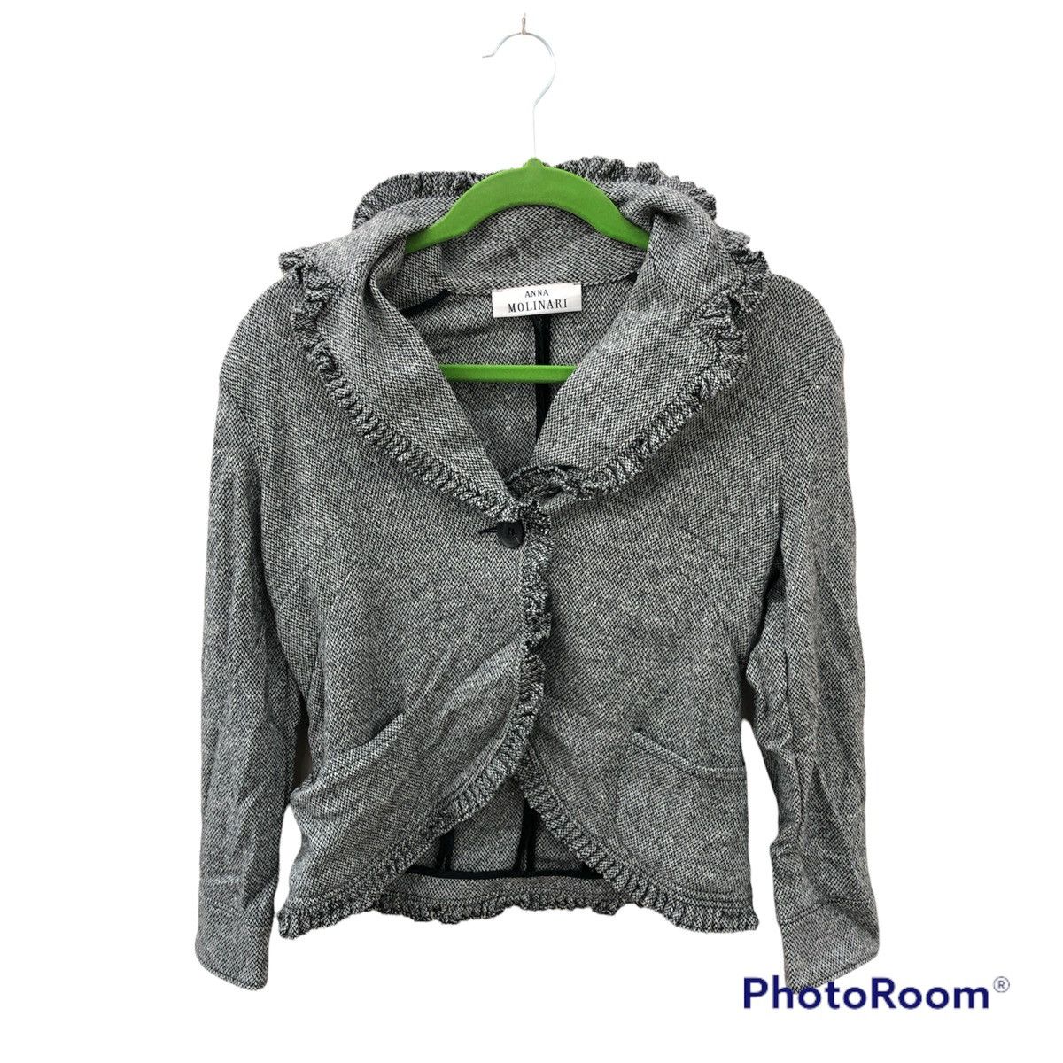 Designer ANNA MOLINARI made in Italy Patern Cardigan Size US M / EU 48-50 / 2 - 1 Thumbnail