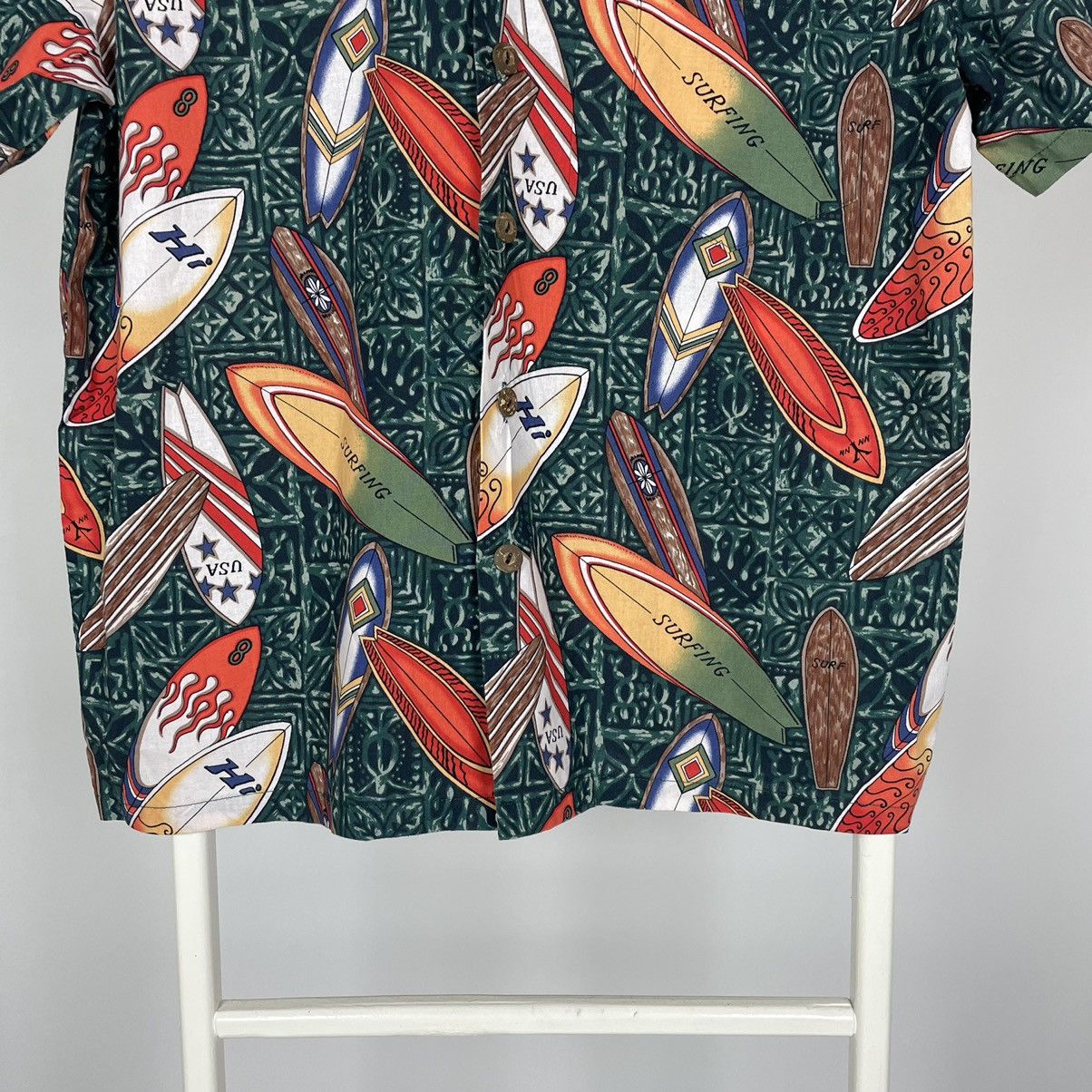 Vintage Vintage Surfrider Sportswear Shirt Hawaiian Surf Aloha Size US M / EU 48-50 / 2 - 4 Thumbnail