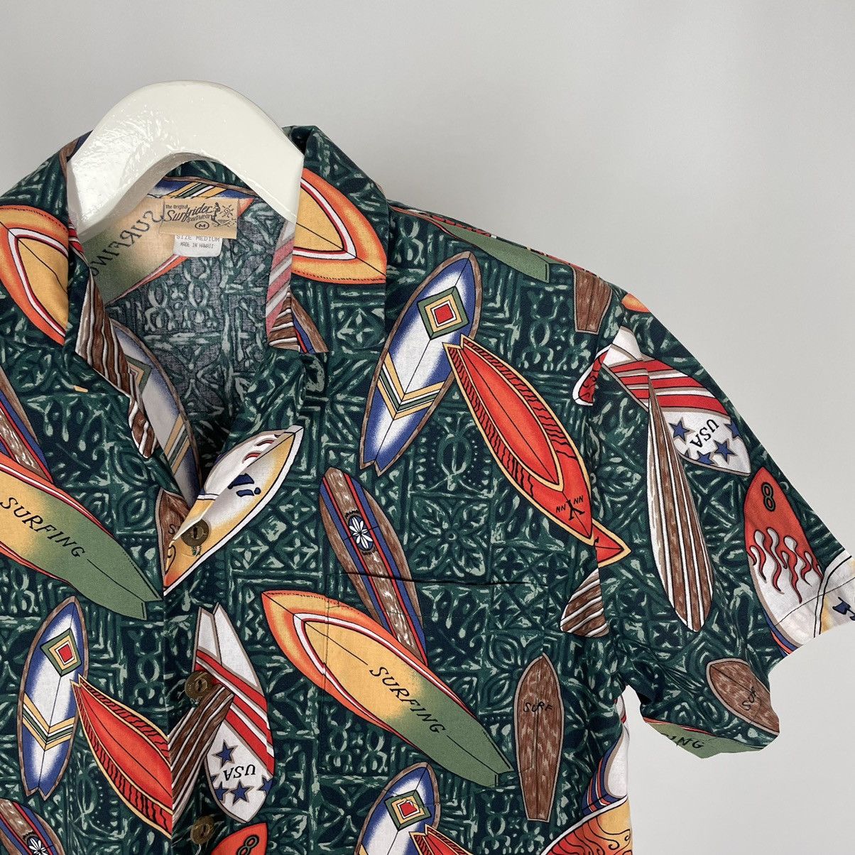 Vintage Vintage Surfrider Sportswear Shirt Hawaiian Surf Aloha Size US M / EU 48-50 / 2 - 5 Thumbnail