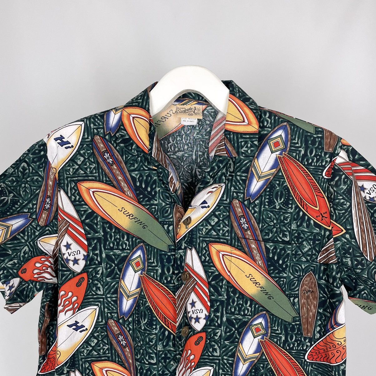 Vintage Vintage Surfrider Sportswear Shirt Hawaiian Surf Aloha Size US M / EU 48-50 / 2 - 3 Thumbnail