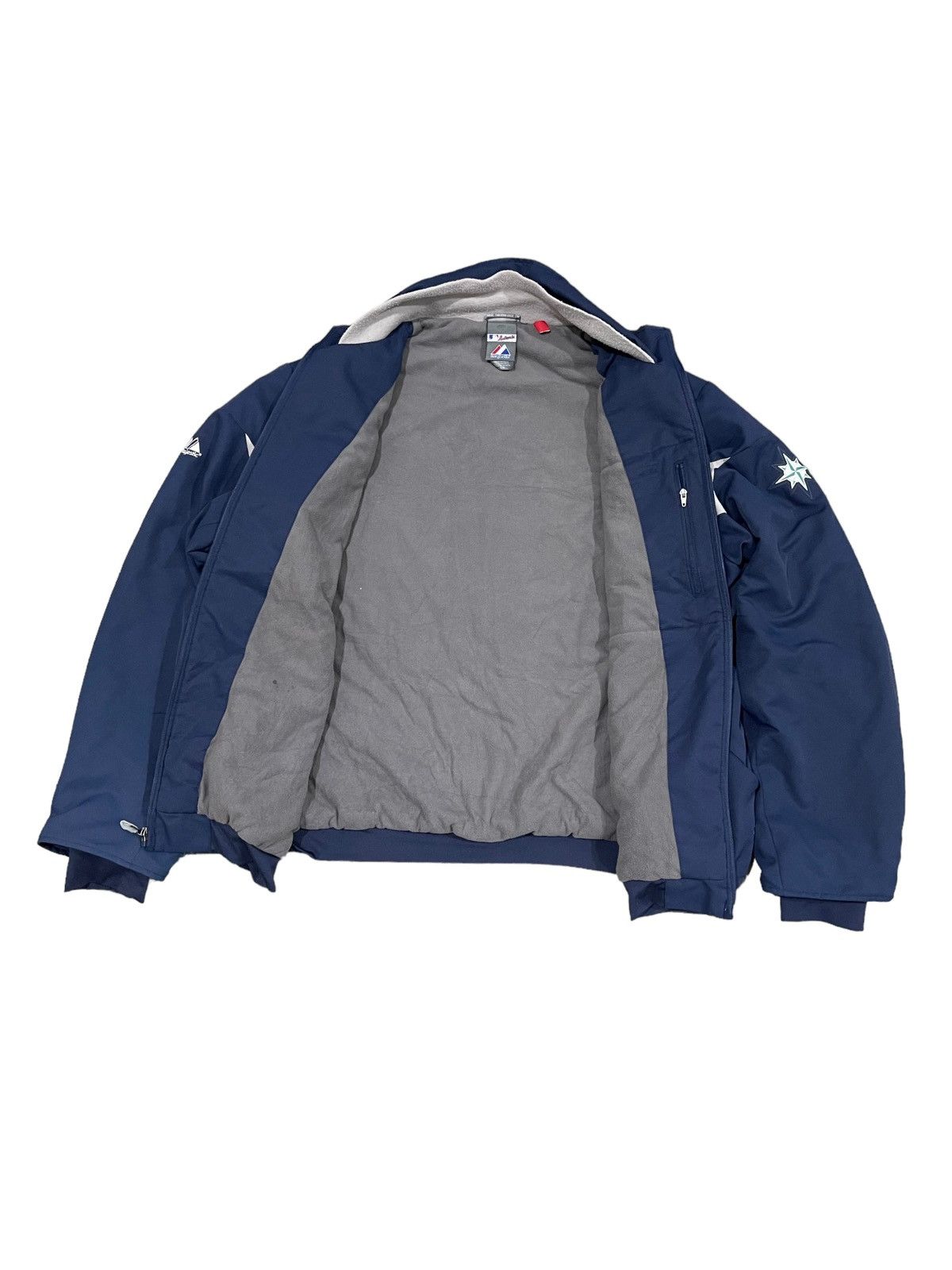 MLB × Majestic × Vintage Vintage Mariners Therma BaseBall by Majestic Jacket Size US L / EU 52-54 / 3 - 9 Thumbnail