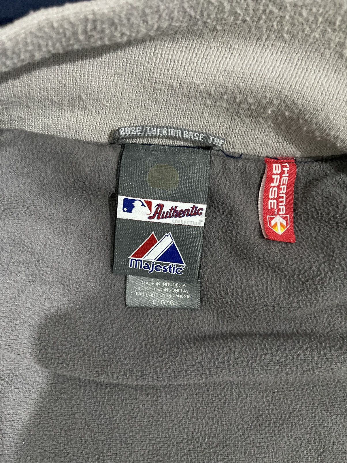 MLB × Majestic × Vintage Vintage Mariners Therma BaseBall by Majestic Jacket Size US L / EU 52-54 / 3 - 18 Thumbnail