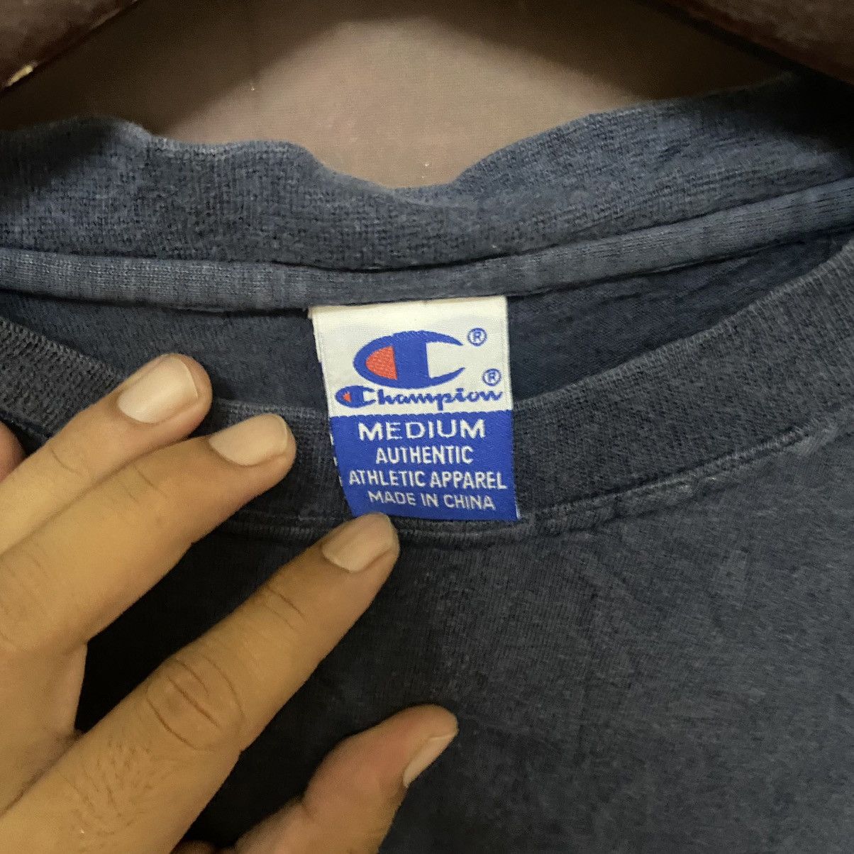 Champion × Vintage Vintage Champion Faded Plain Tee Size US S / EU 44-46 / 1 - 5 Thumbnail