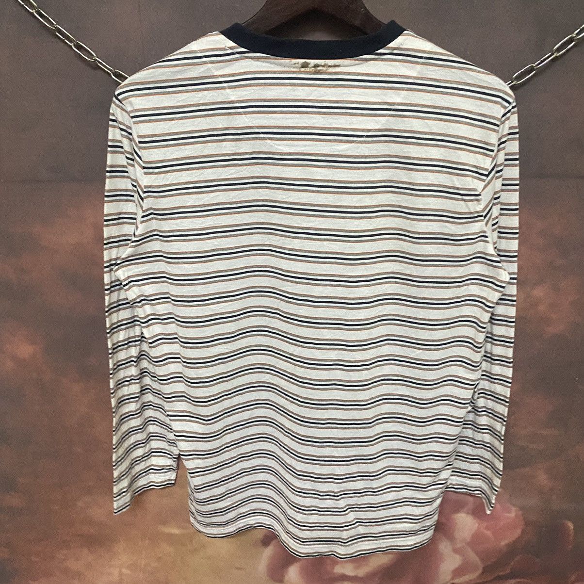Japanese Brand × Vans Vintage Vansports Stripes Long Sleeve tee Size US M / EU 48-50 / 2 - 9 Thumbnail