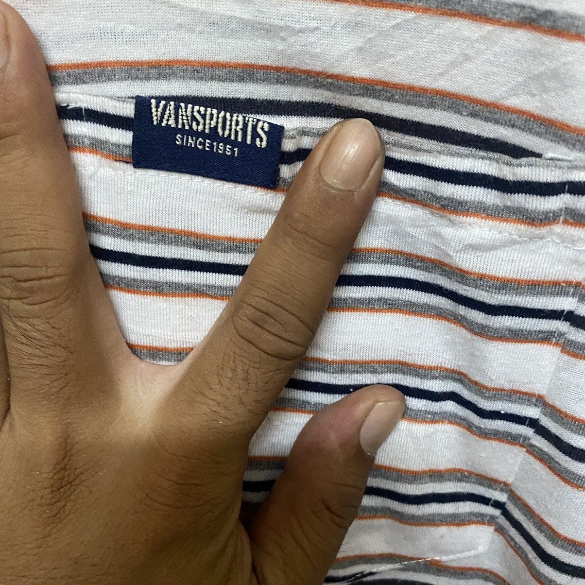 Japanese Brand × Vans Vintage Vansports Stripes Long Sleeve tee Size US M / EU 48-50 / 2 - 3 Thumbnail
