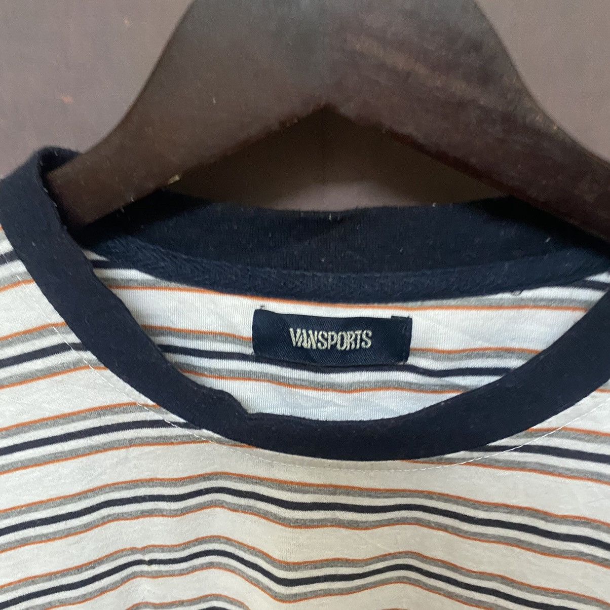 Japanese Brand × Vans Vintage Vansports Stripes Long Sleeve tee Size US M / EU 48-50 / 2 - 5 Thumbnail