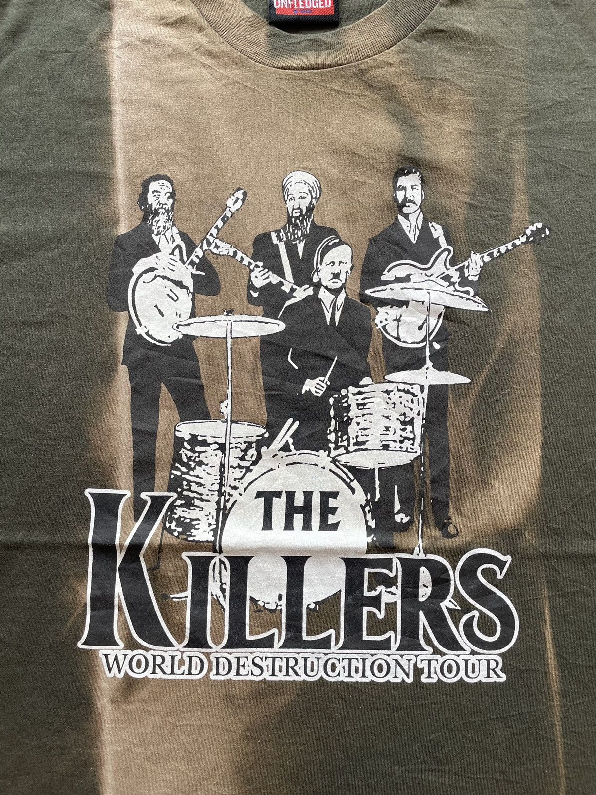 Band Tees × Vintage Vintage THE KILLERS Bin Laden Saddam Hussein Hitler Size US L / EU 52-54 / 3 - 1 Thumbnail