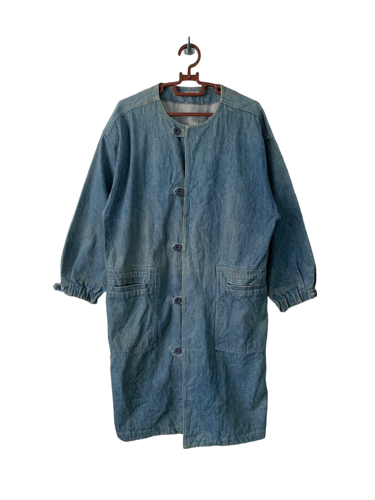 Issey Miyake Vtg Rare IM Issey Miyake Denim Jacket Apron Size US M / EU 48-50 / 2 - 1 Thumbnail