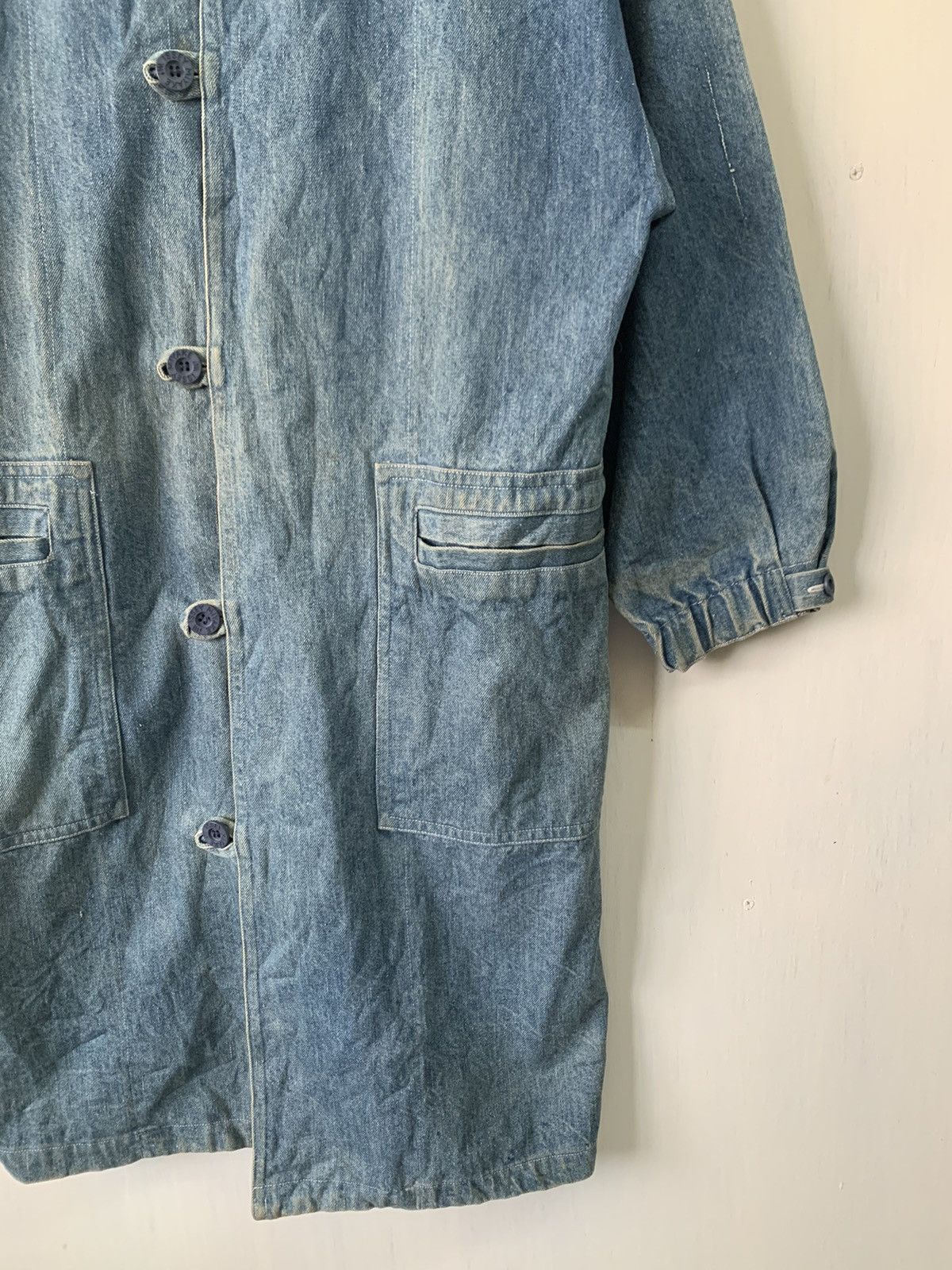 Issey Miyake Vtg Rare IM Issey Miyake Denim Jacket Apron Size US M / EU 48-50 / 2 - 5 Thumbnail