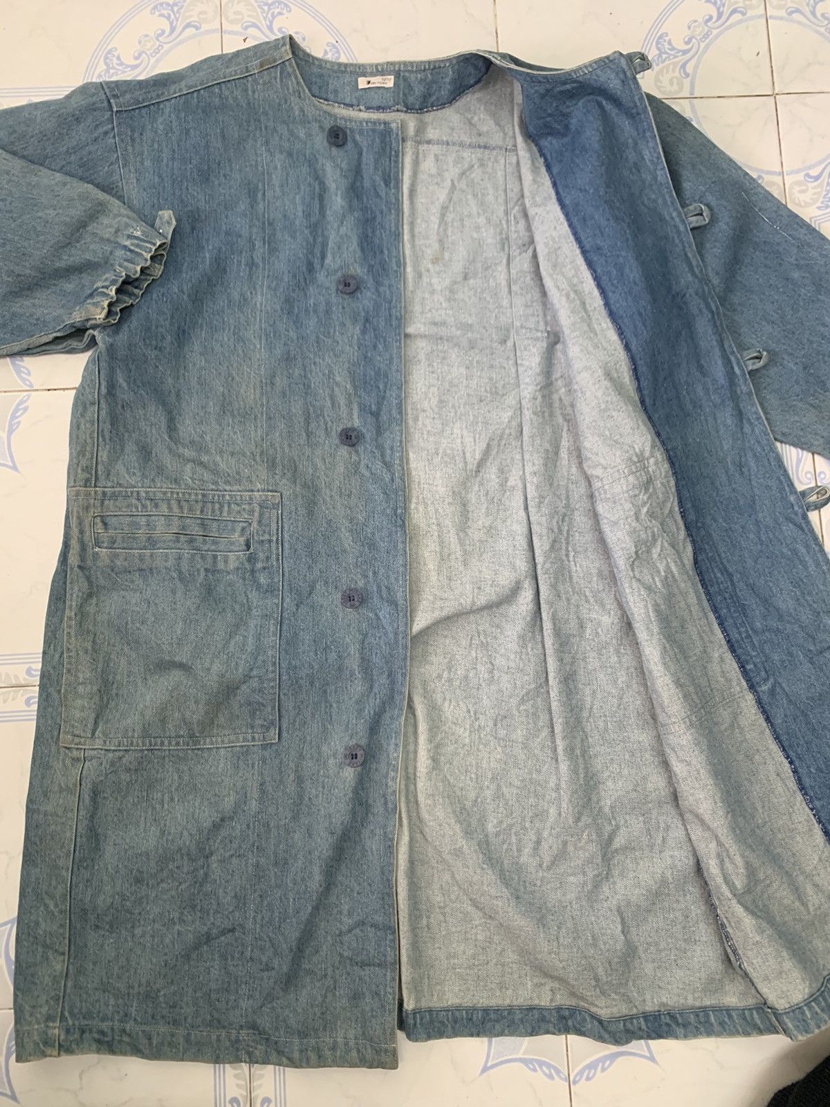 Issey Miyake Vtg Rare IM Issey Miyake Denim Jacket Apron Size US M / EU 48-50 / 2 - 18 Thumbnail